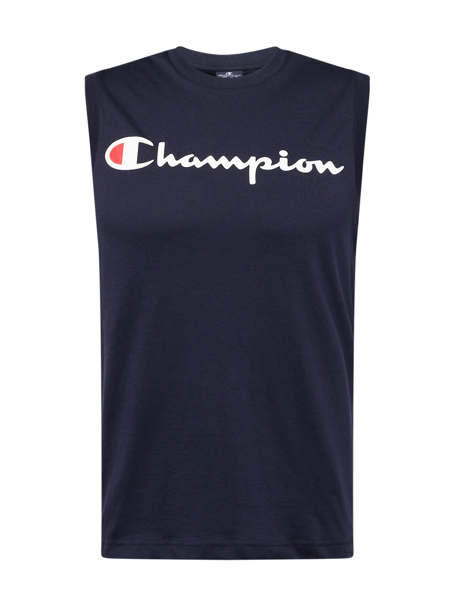 Champion Authentic Athletic Apparel Marškinėliai tamsiai mėlyna jūros spalva / kraujo spalva / balta
