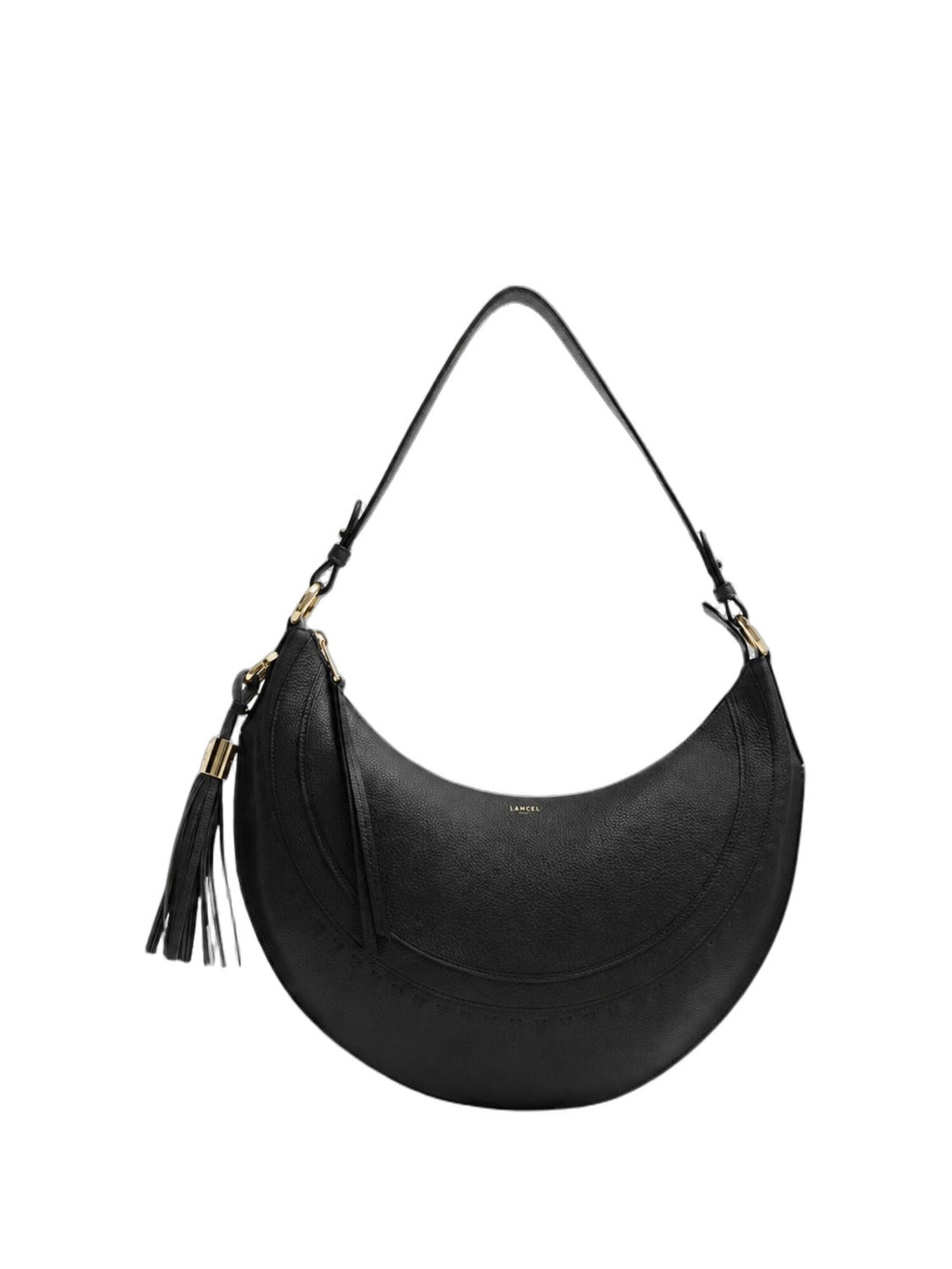 Lancel Bolso de hombro 'Noir'  negro