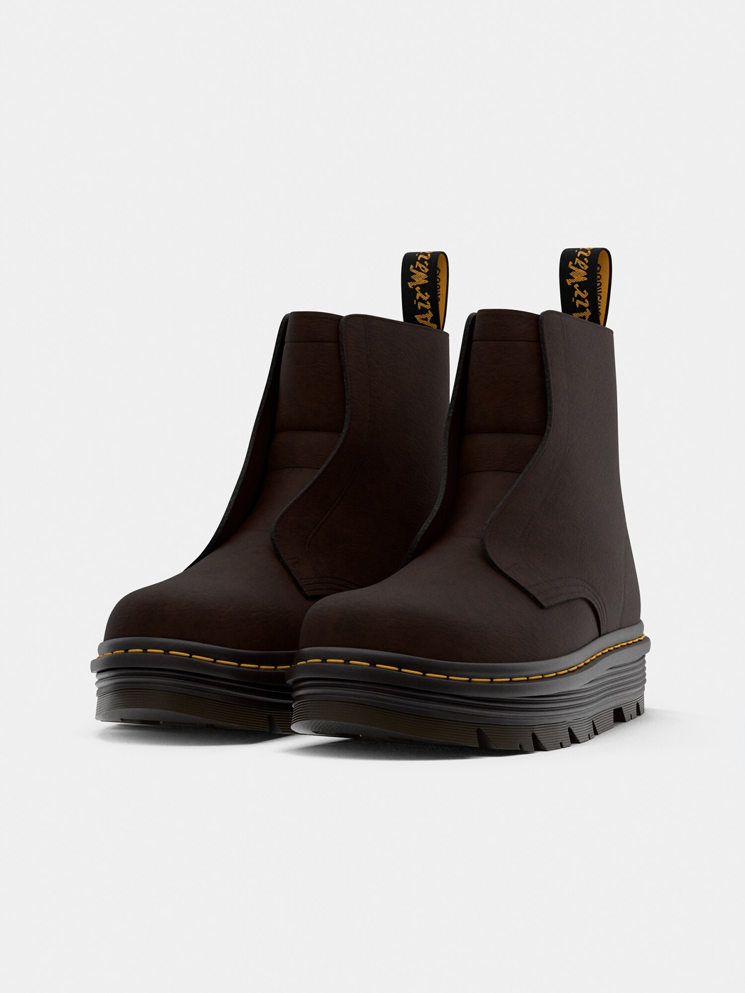 Dr. Martens Cizme glezne 'ZebZag'  negru