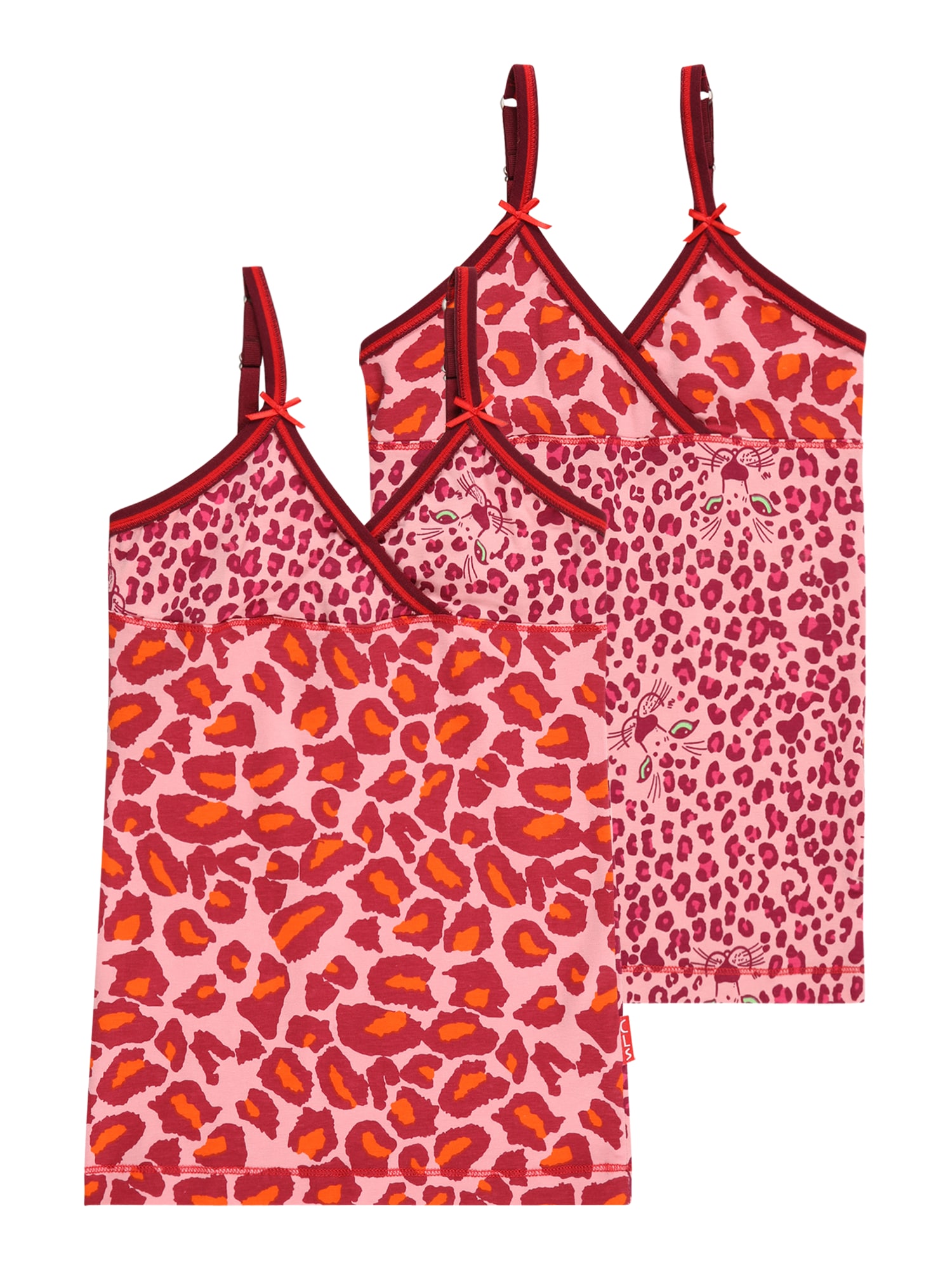 Claesen's Apatiniai marškinėliai ciklameno spalva / oranžinė / rožių spalva / kraujo spalva