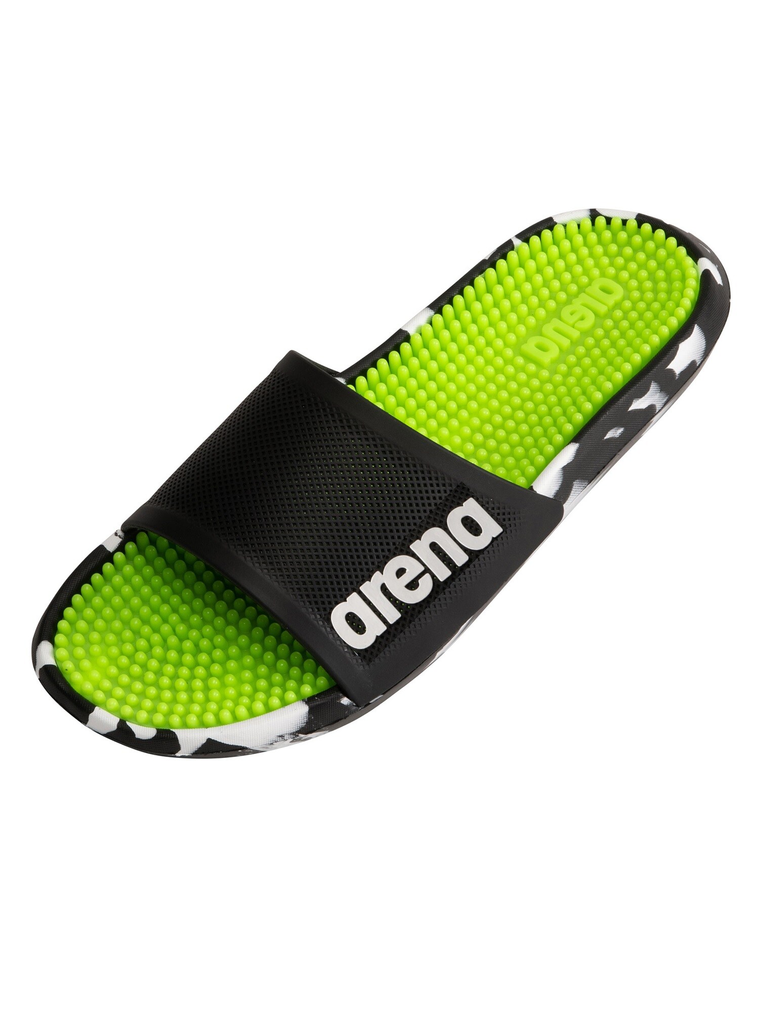 ARENA Flip-flops MARCO BI  verde limetă / negru / alb