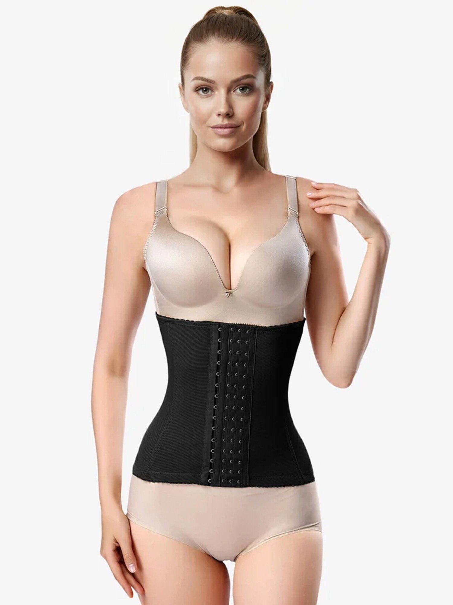 Shapetape Mieder Waist Trainer Korset Met 4 Rijen Haakjes