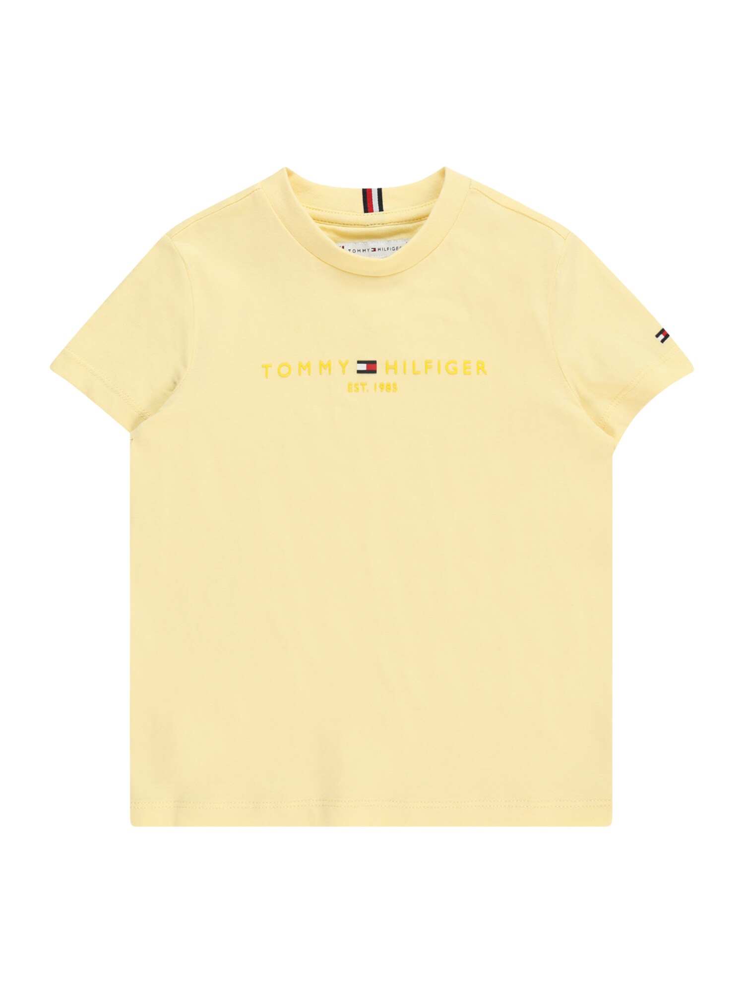 TOMMY HILFIGER Тениска  жълто / тъмножълто