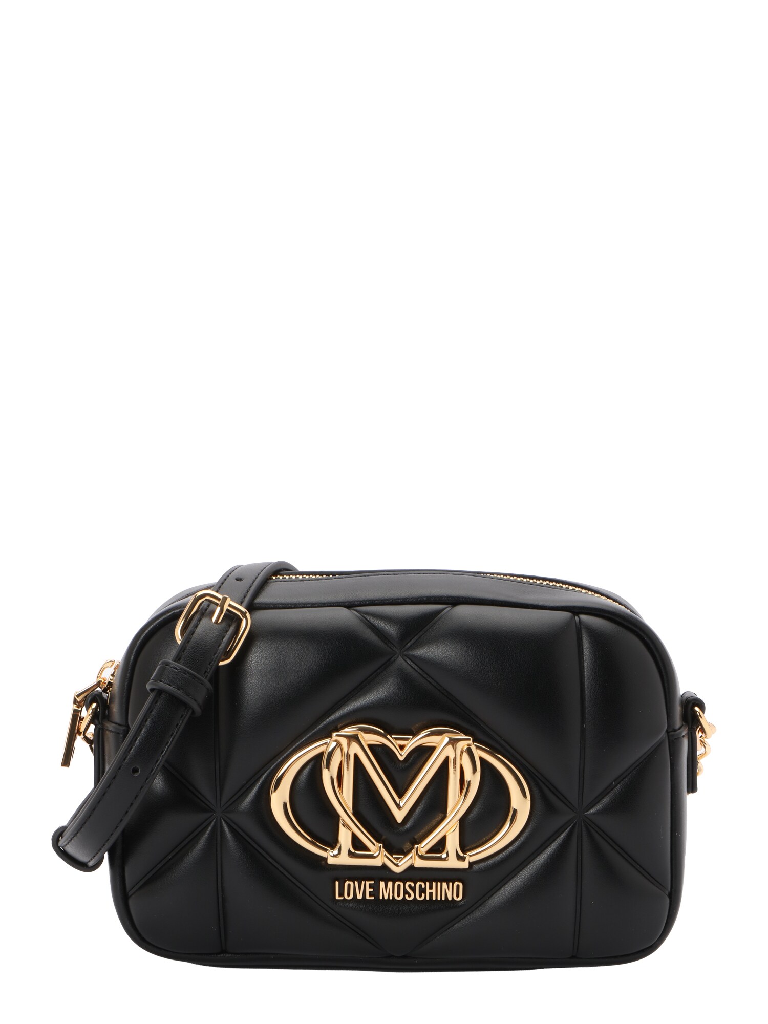 Love Moschino Taška cez rameno  zlatá / čierna