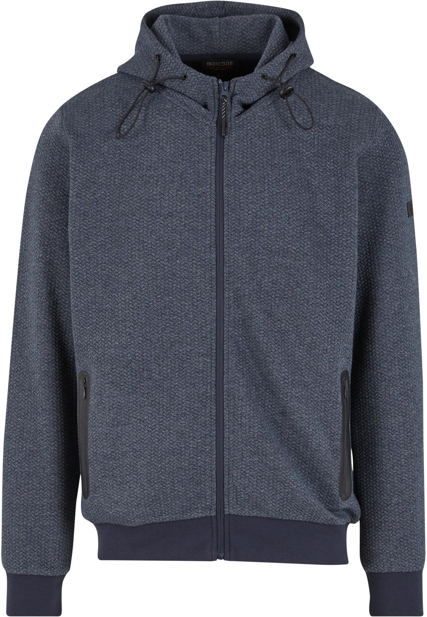 INDICODE JEANS Hanorac INSting albastru fumuriu / albastru închis