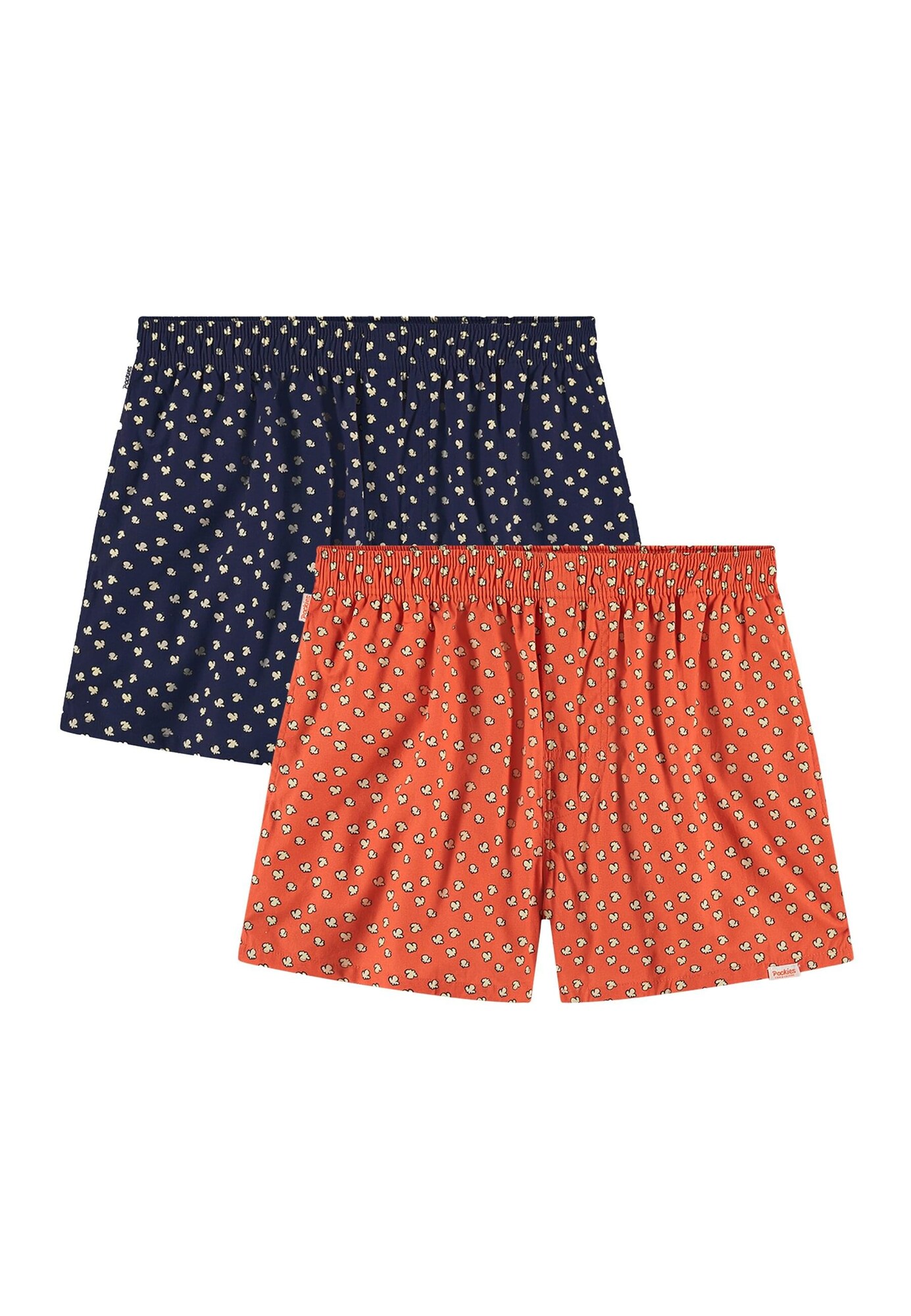 Pockies Calzoncillo boxer  naranja / negro / blanco