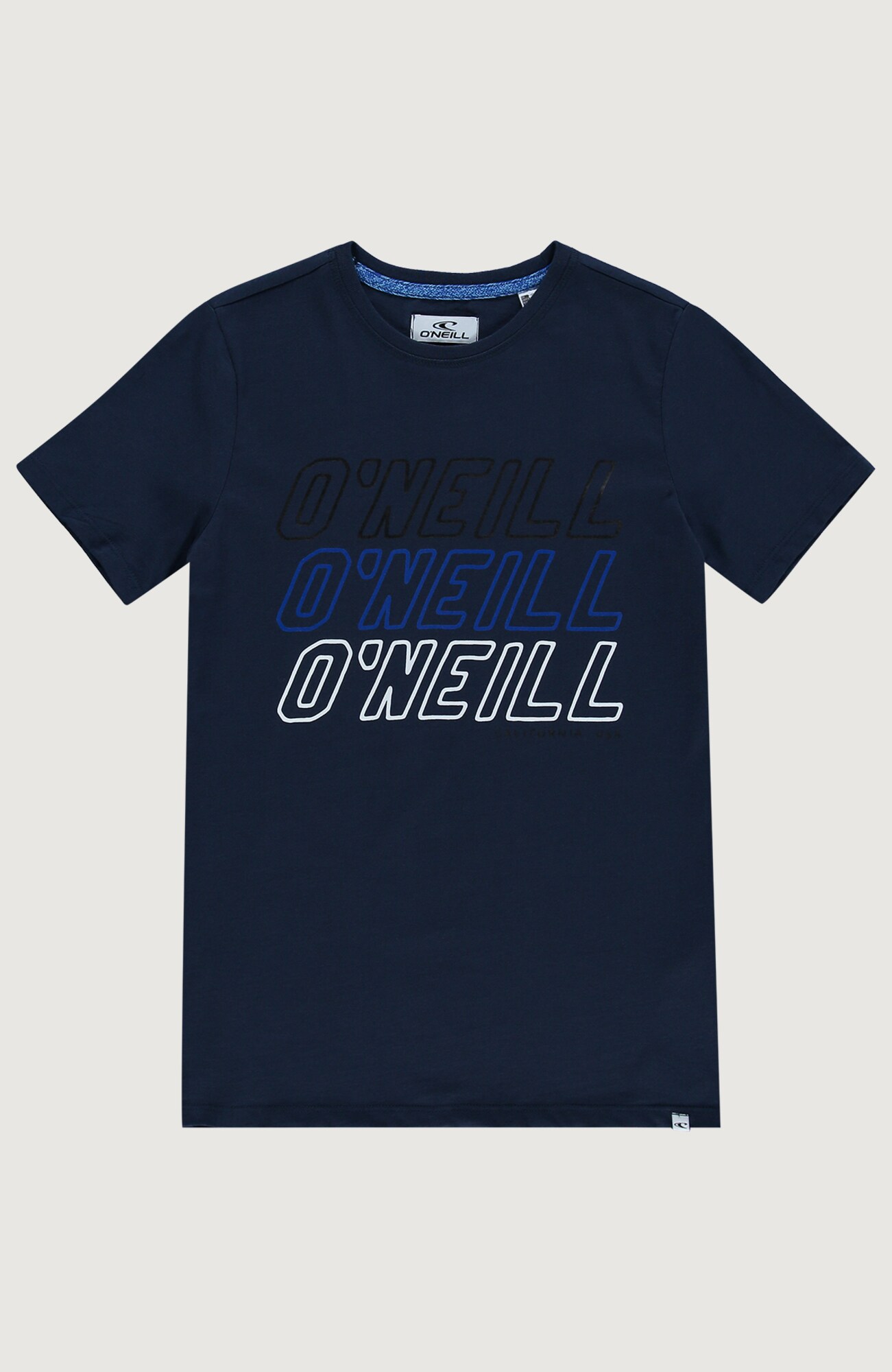 O'NEILL Marškinėliai 'All Year'  tamsiai mėlyna jūros spalva / balta / sodri mėlyna („karališka“)