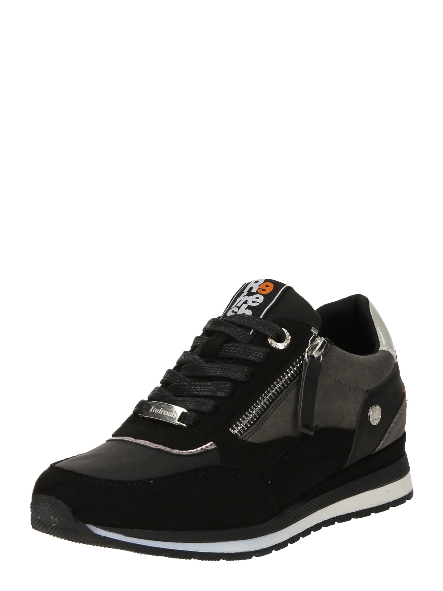 Refresh Sneaker low  gri închis / portocaliu / negru