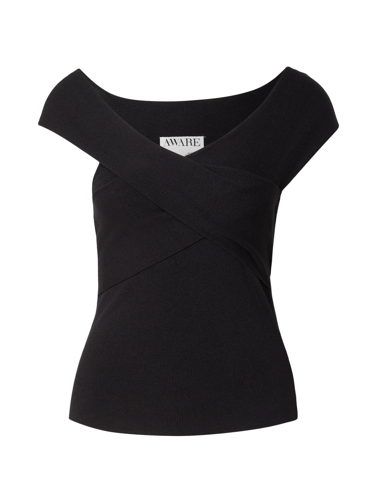 VERO MODA Vyšívaný top 'VMBEVERLY'  čierna