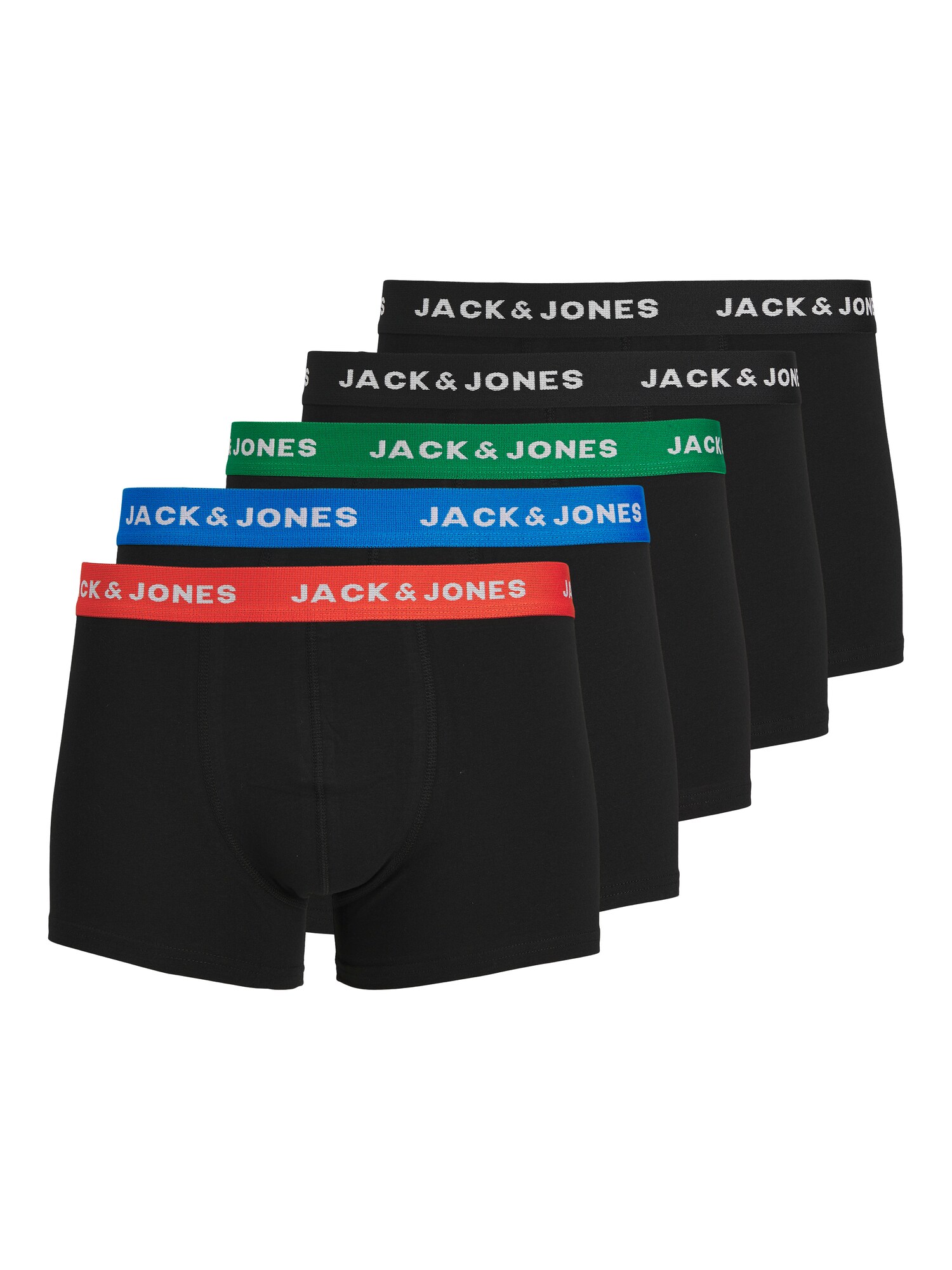 JACK & JONES Boxeri JACHUEY albastru / verde / roșu / negru