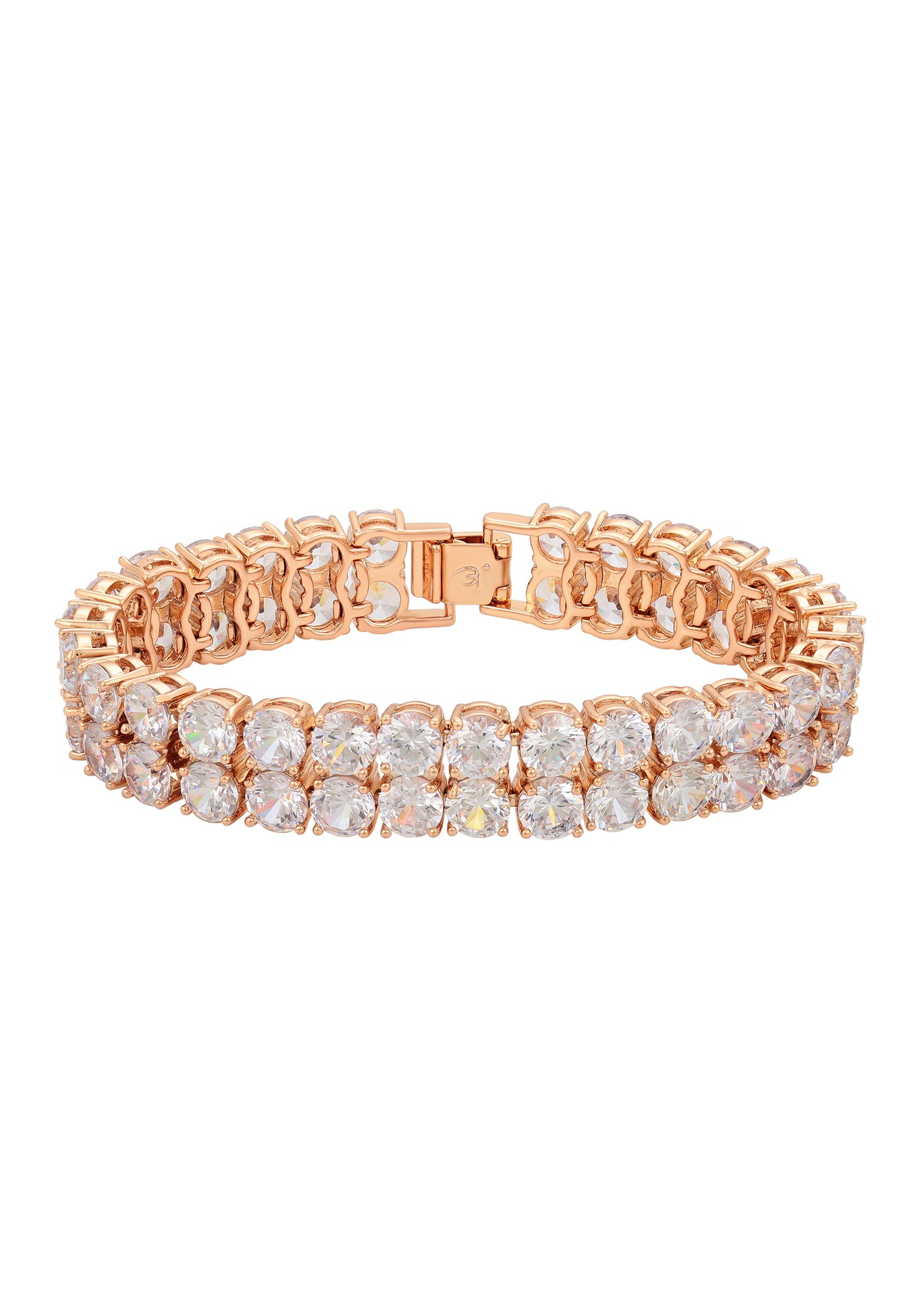 Naemi Armband Rose-goud / Wit
