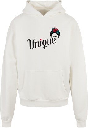 Merchcode Sweatshirt ‘Unique ‘ Groen / Rood / Zwart / Wit