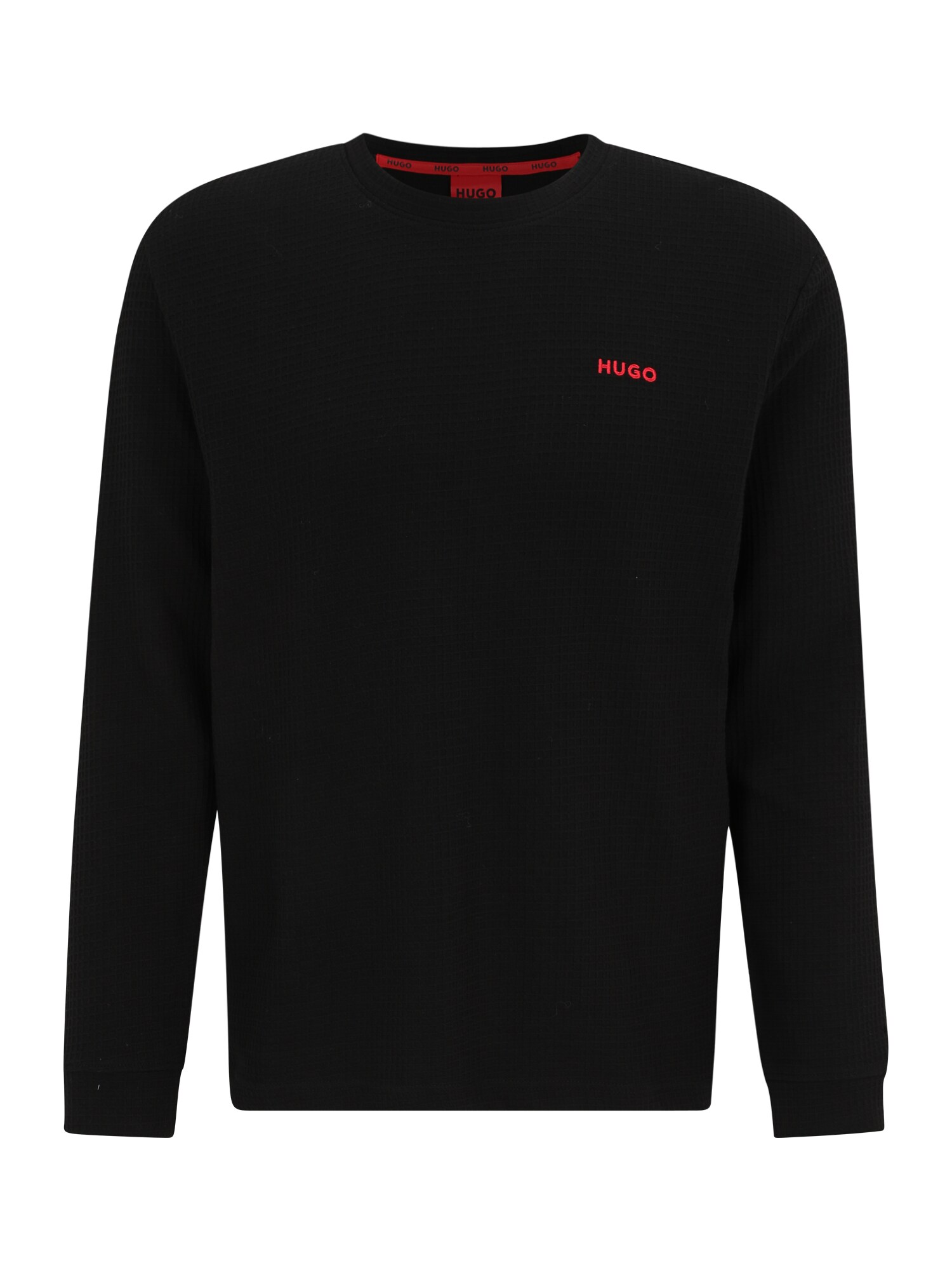 HUGO Tricou Austin roșu / negru