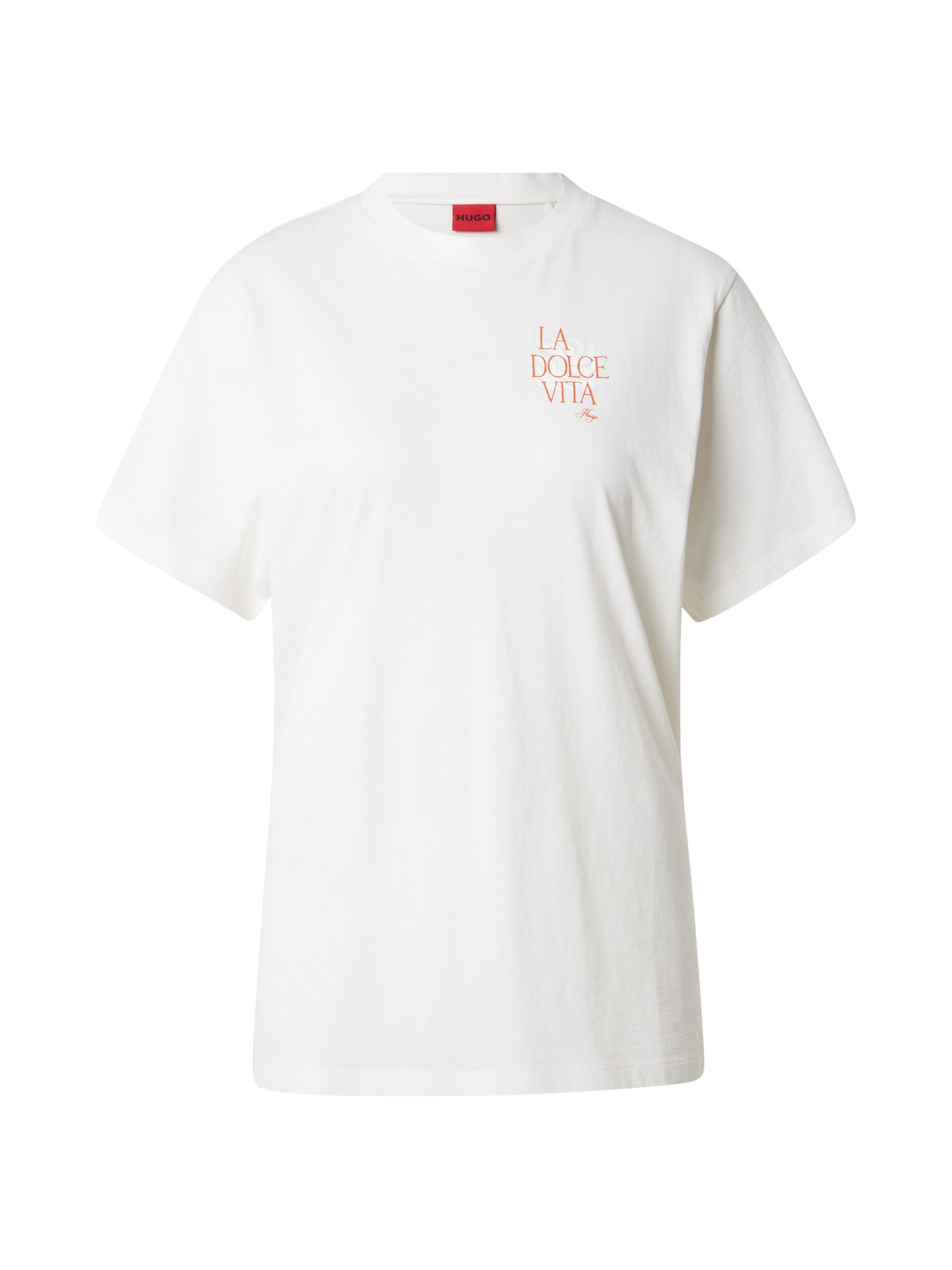 Hugo T-shirt nattblå / ljusgrå / ljusröd dam