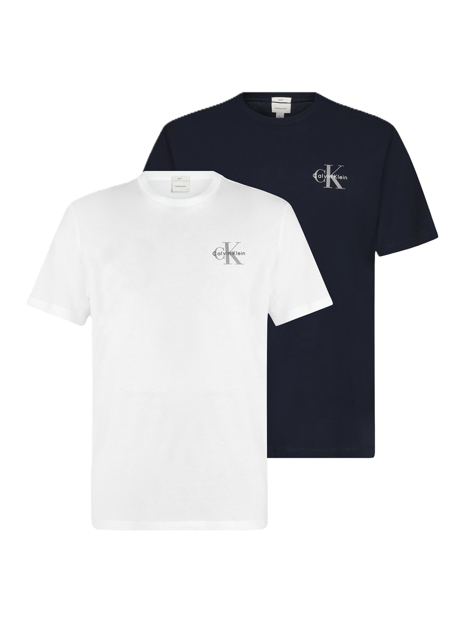 Calvin Klein Jeans Tricou CLASSIC negru / alb