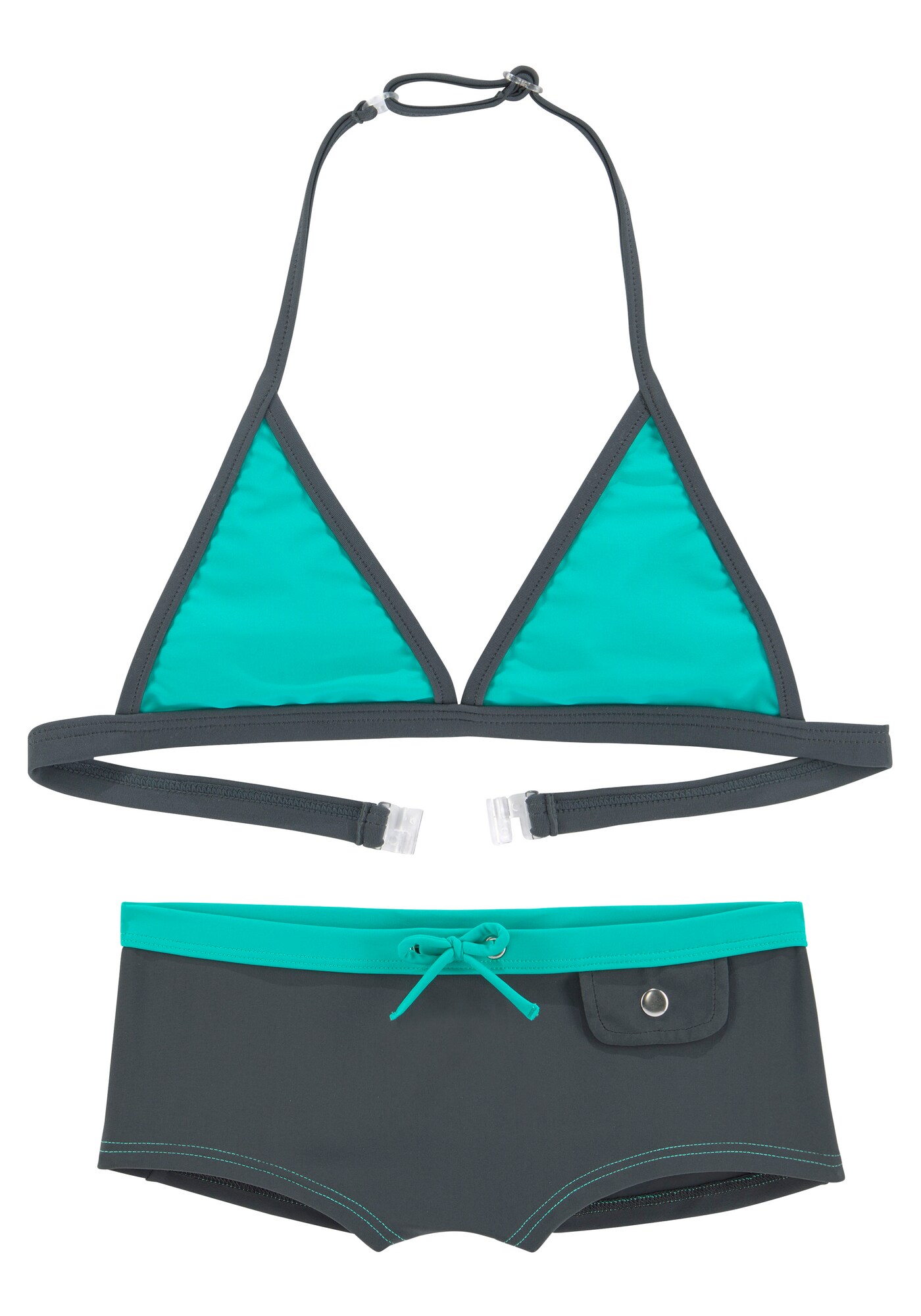 BUFFALO Bikiny  antracitová / nefritová