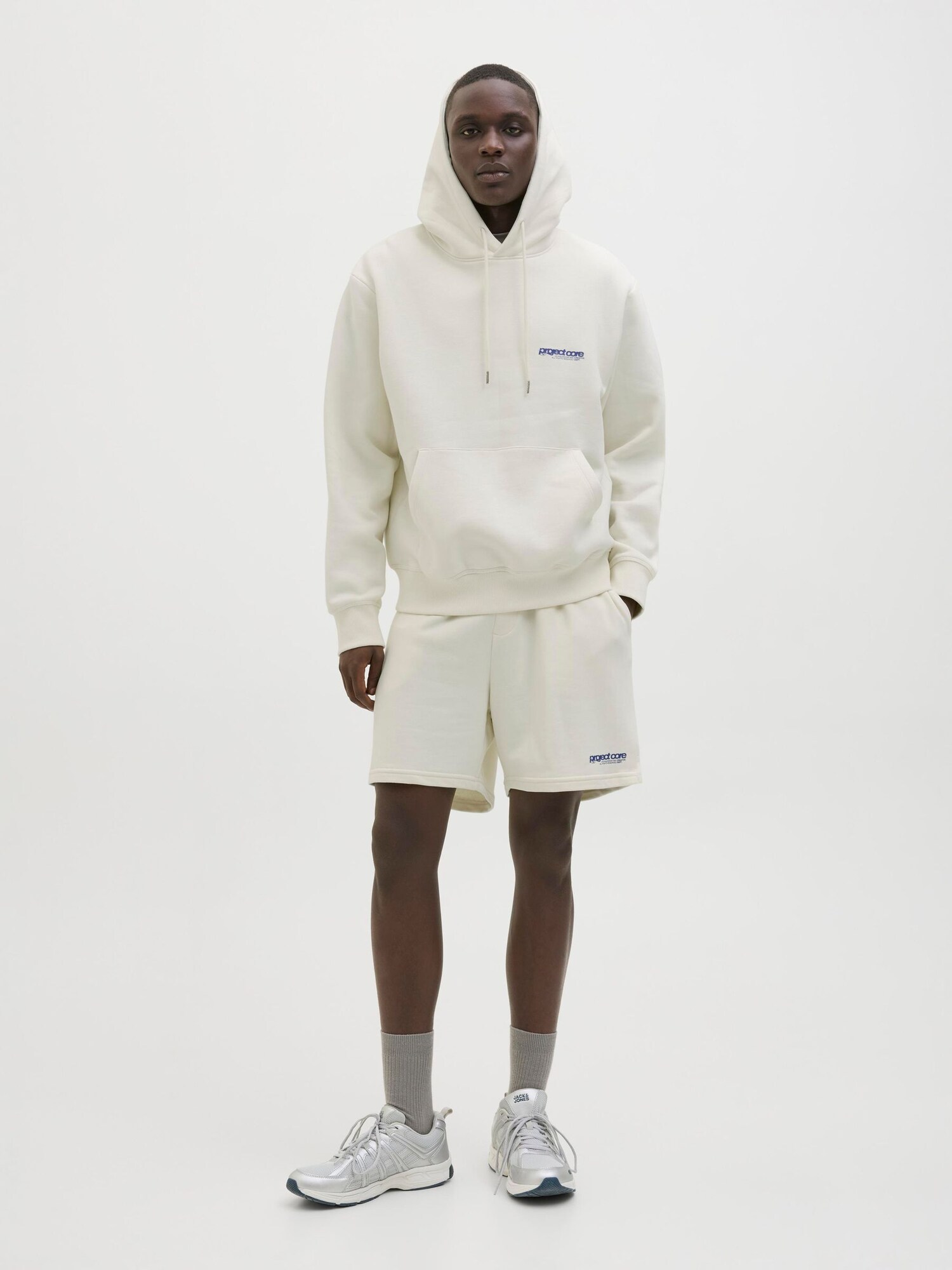 JACK & JONES Nohavice 'JPSTKarl Union' šedobiela (obrázok 5)