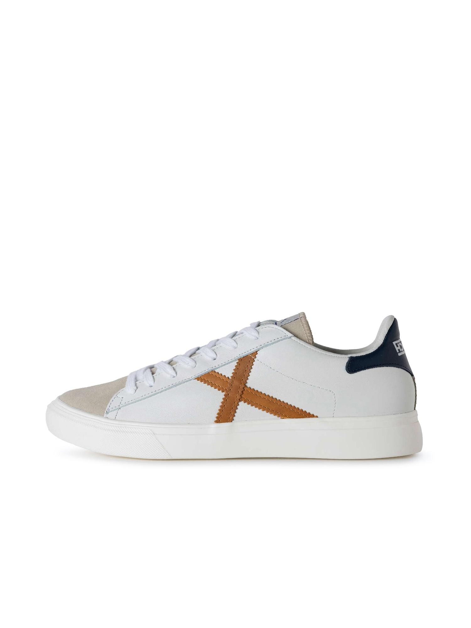 MUNICH Zapatillas deportivas bajas 'Rete' marino / marrón / greige / blanco