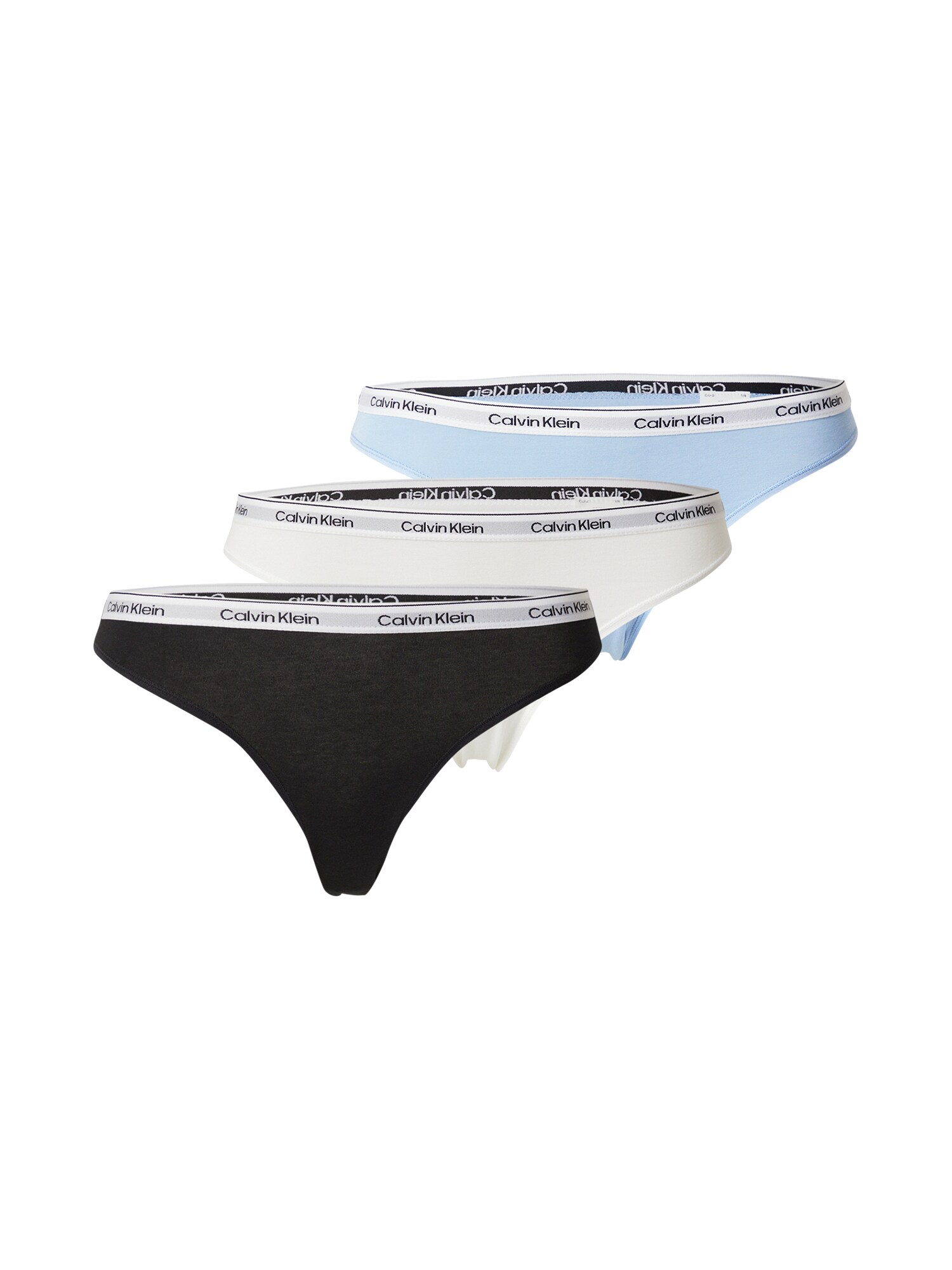 Calvin Klein Underwear Slip  albastru deschis / negru / alb