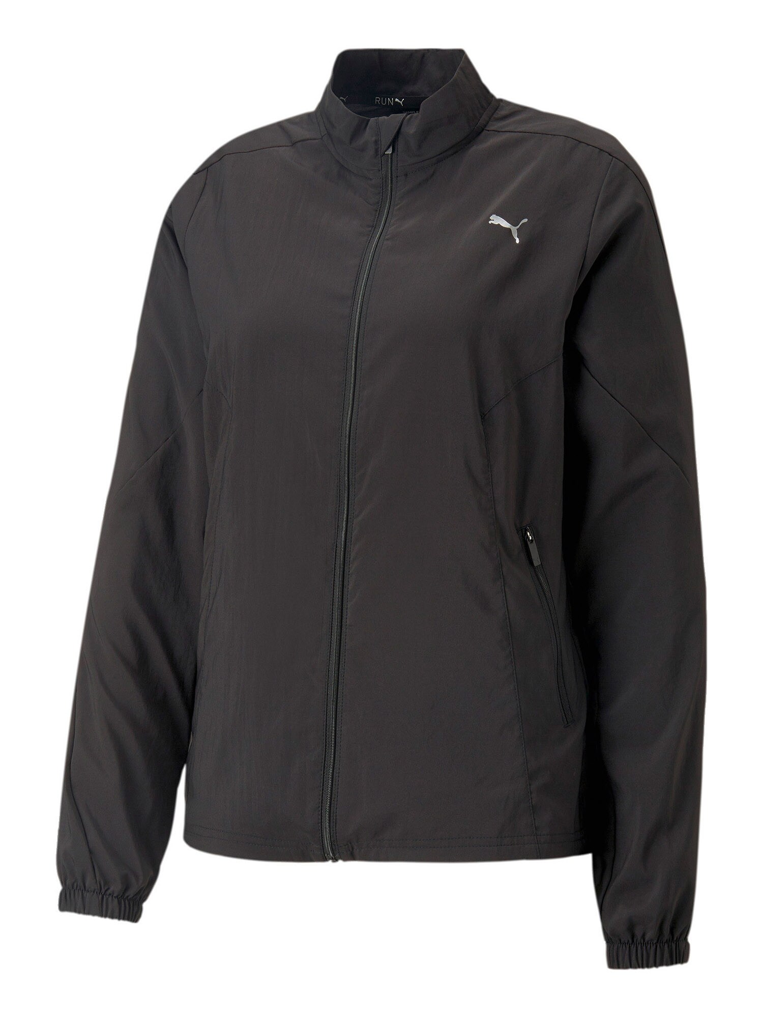 PUMA Športová bunda  čierna / biela