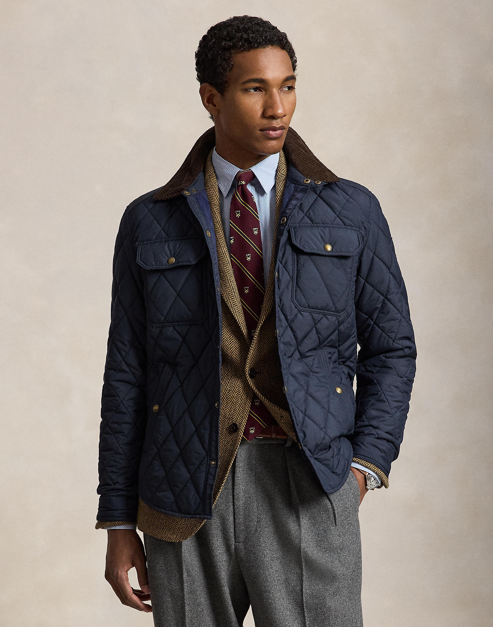 Polo Ralph Lauren Chaqueta de entretiempo  navy – imagen 14