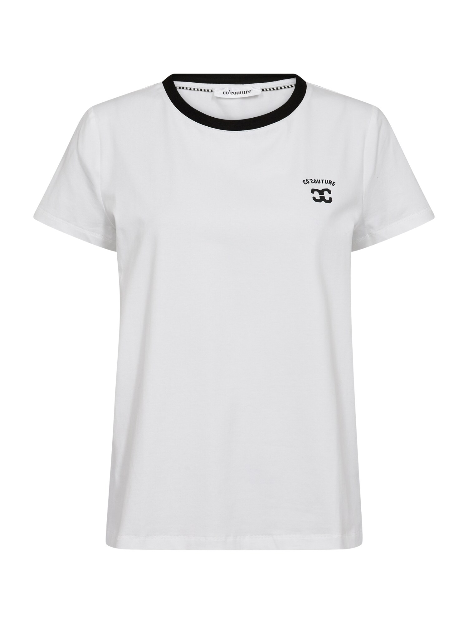 co'couture Tricou 'Siara'  negru / alb