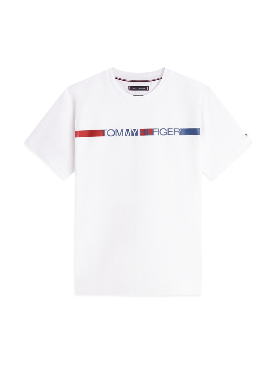 T-shirt 'BRAND LOVE' marinblå / röd