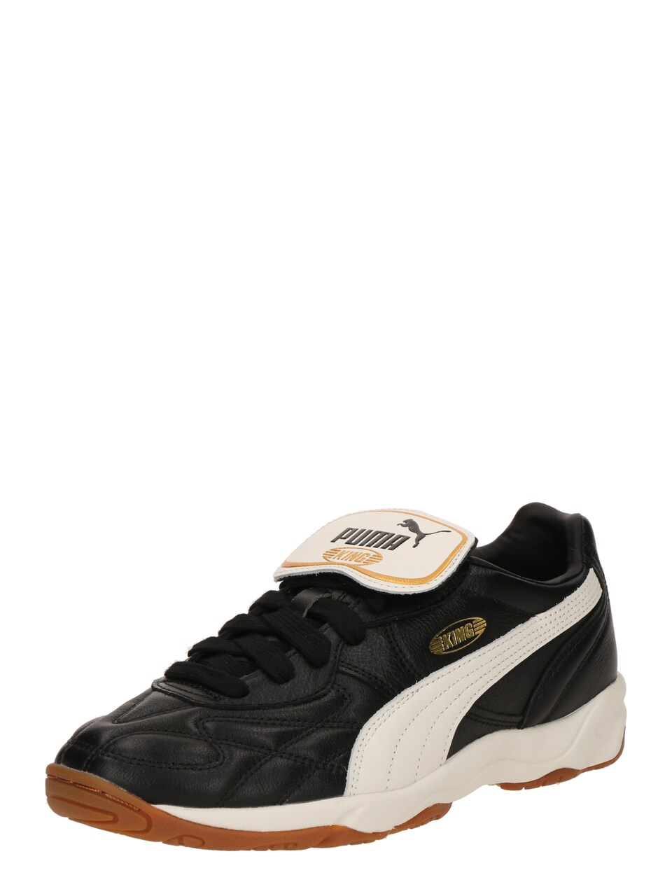 Låg sneaker 'King' guld / svart