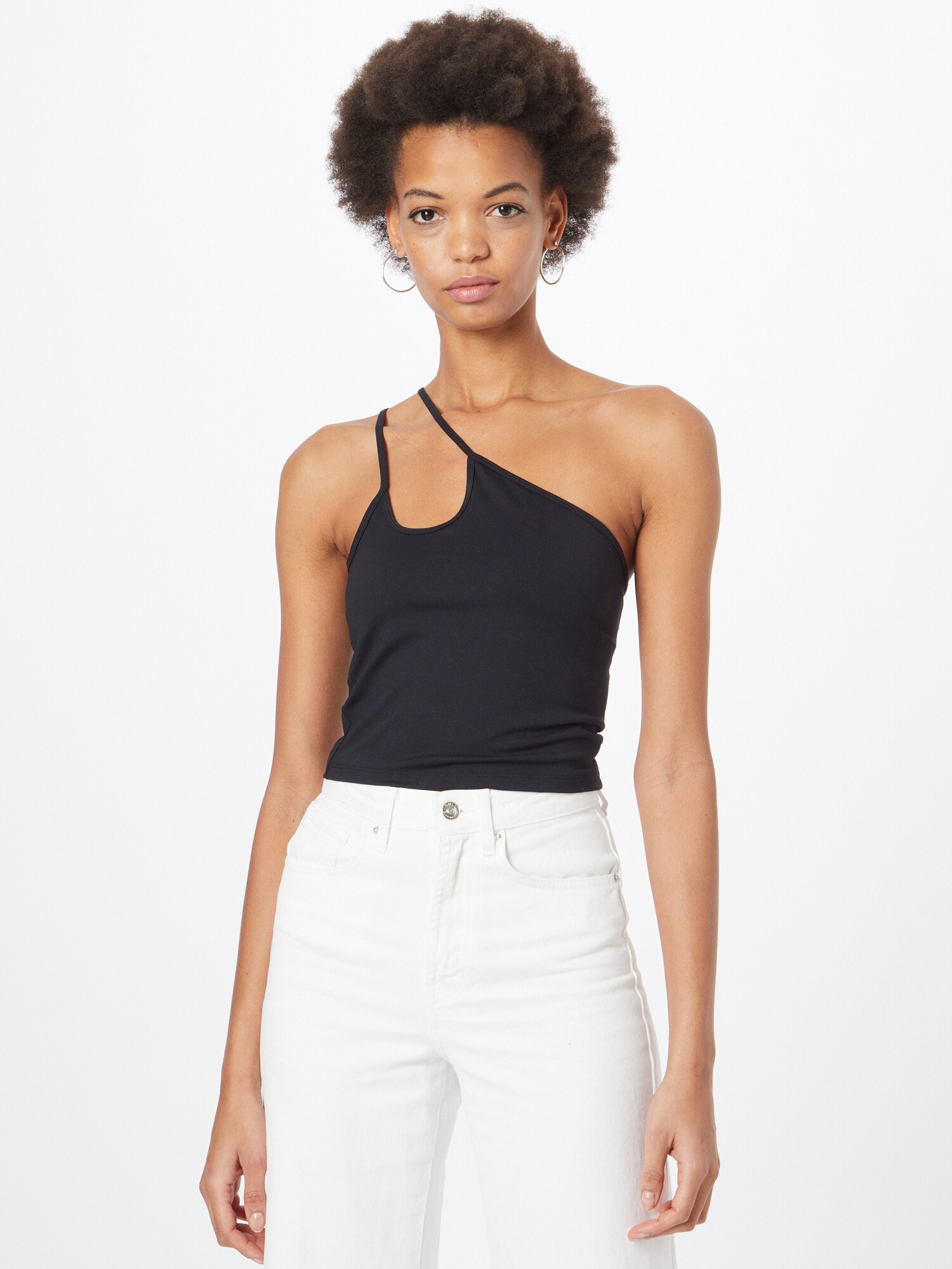 Abercrombie & Fitch Top  fekete termék 2. képe