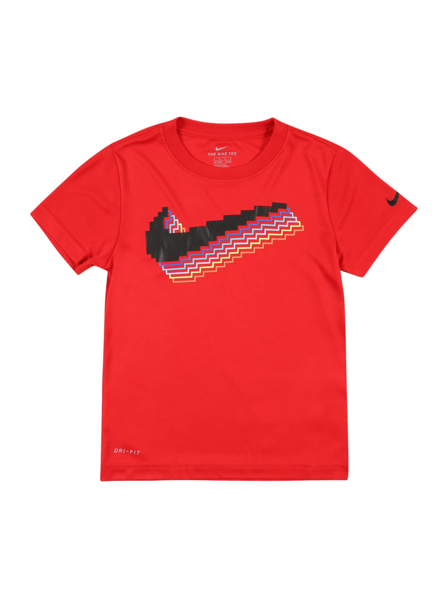 Nike Sportswear Marškinėliai  raudona / balta / juoda