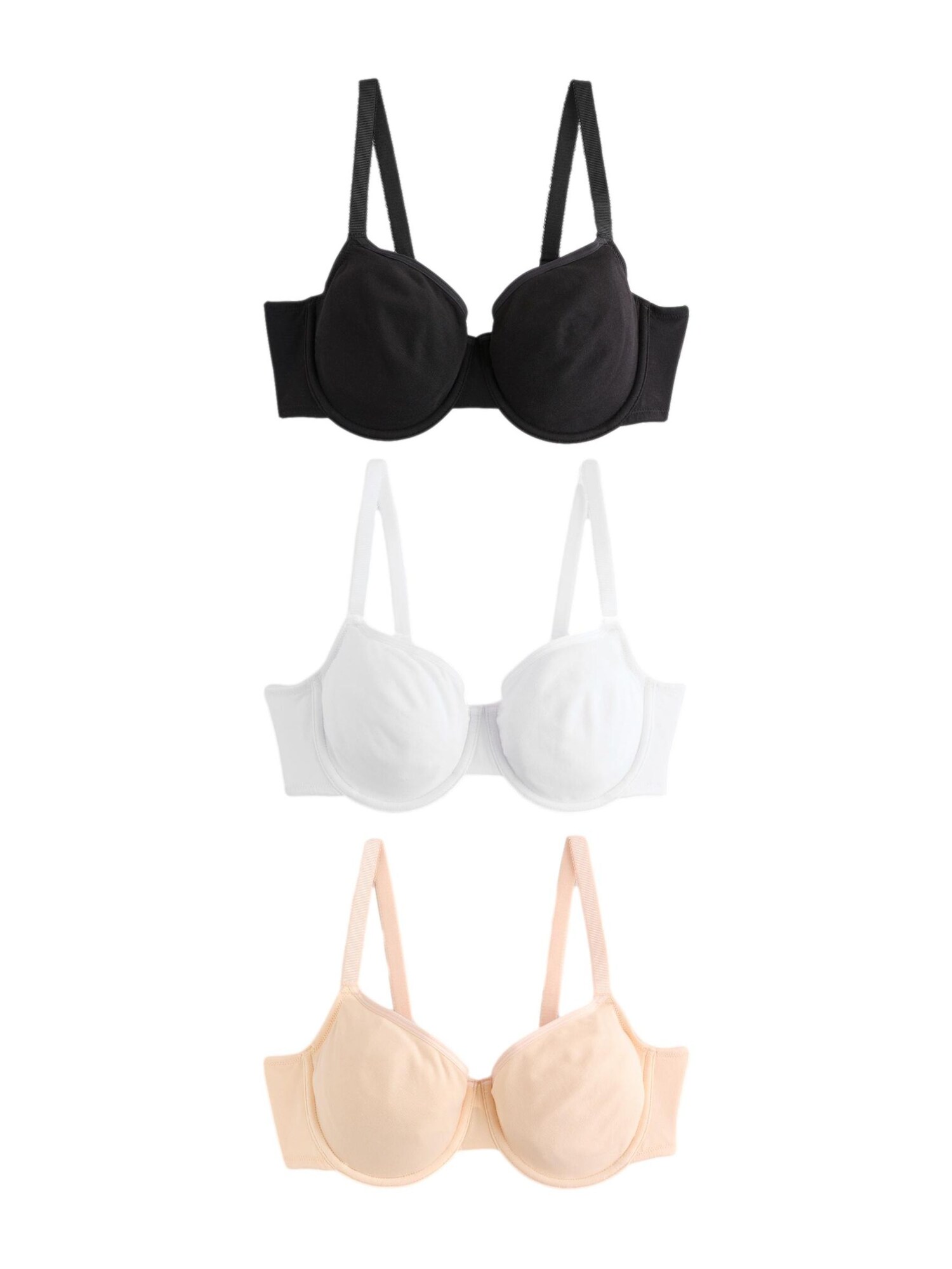 Next Sujetador  beige / negro / blanco