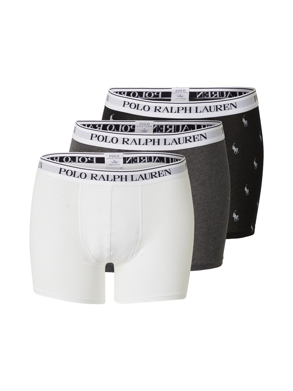 Boxershorts grå / mörkgrå / svart
