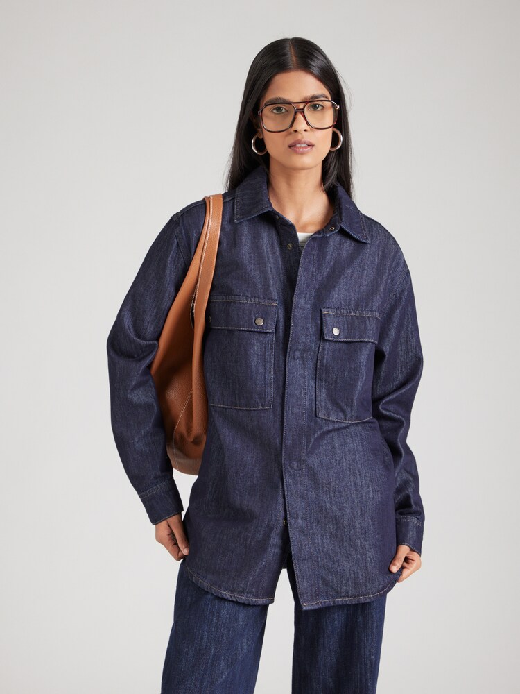 Sisley Bluse Damen Größe S dunkelblau