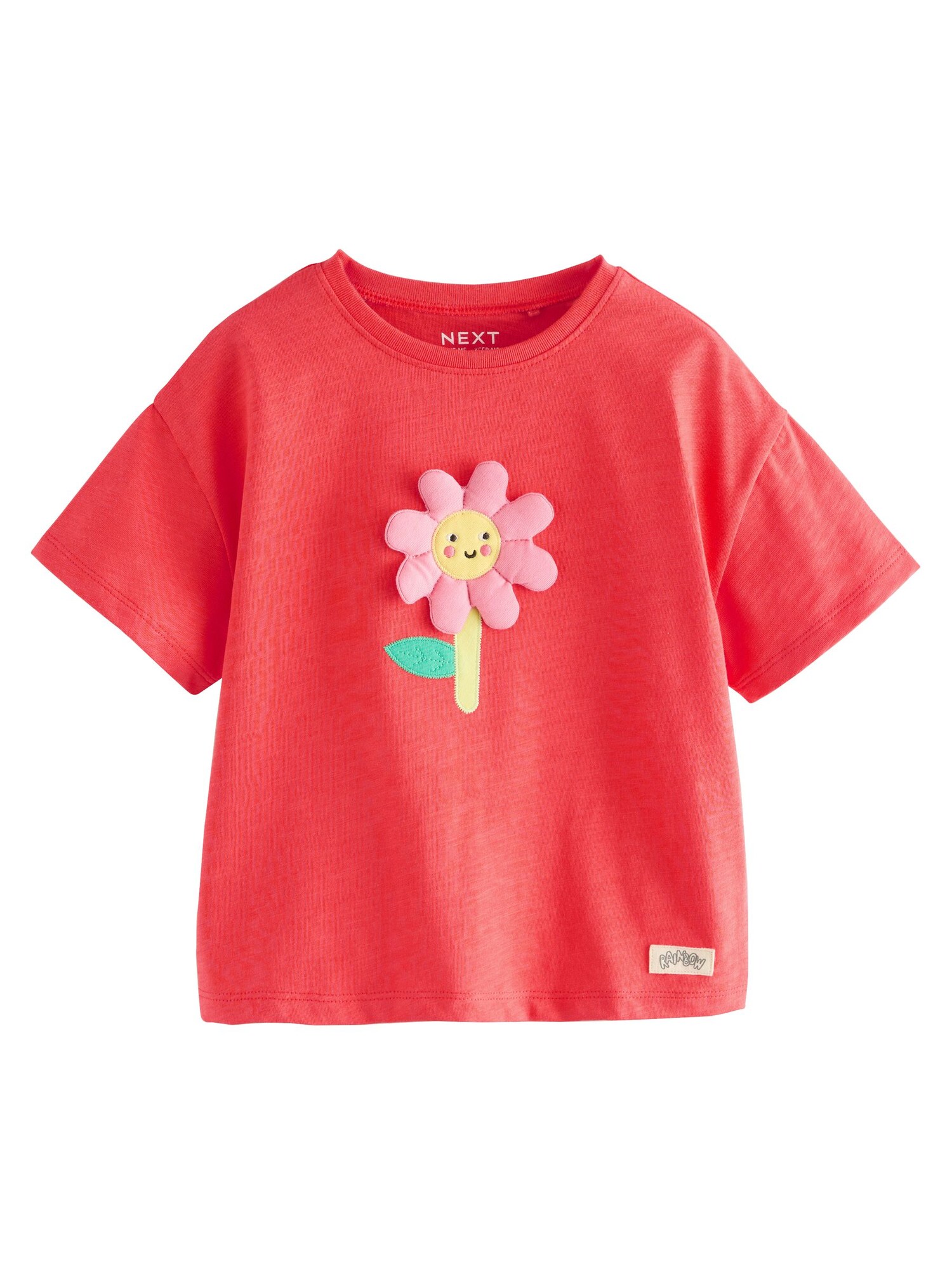 Next Tricou  galben / verde / portocaliu homar / roz deschis