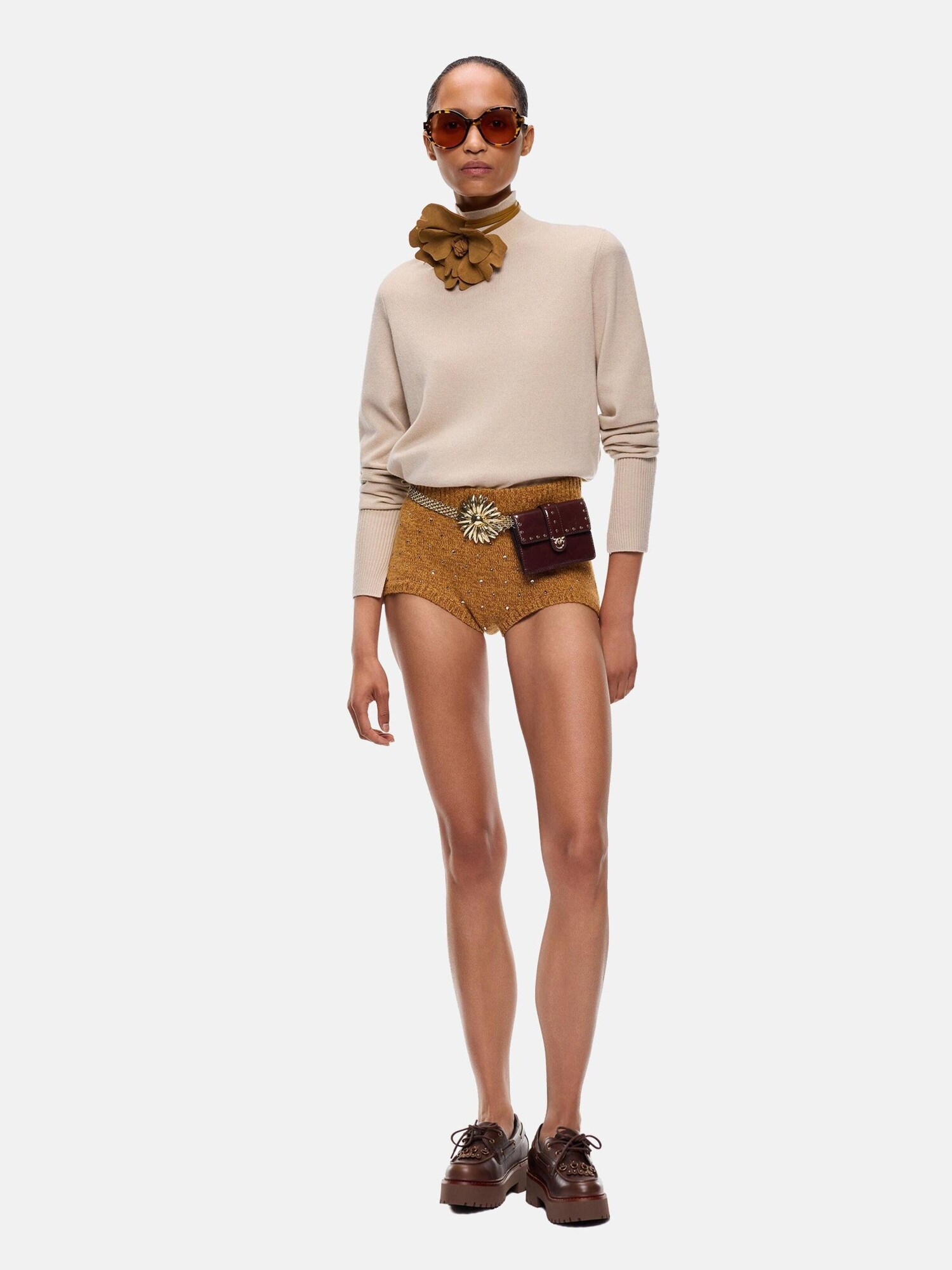 PINKO Jersey  beige – imagen 3