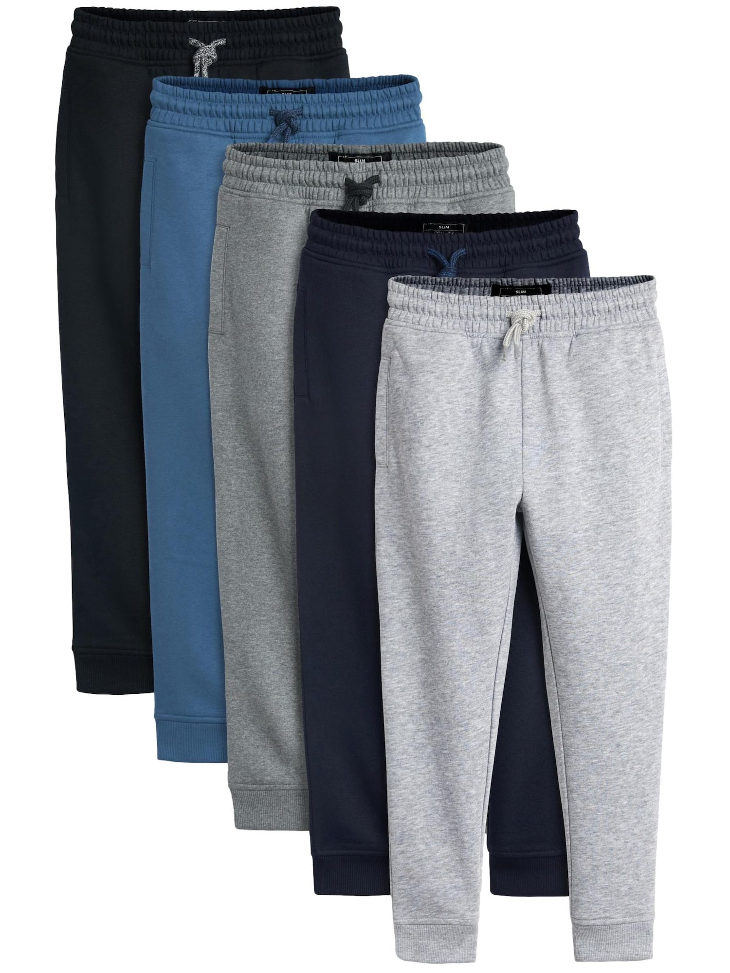 Next Pantaloni  safir / albastru închis / gri amestecat / negru