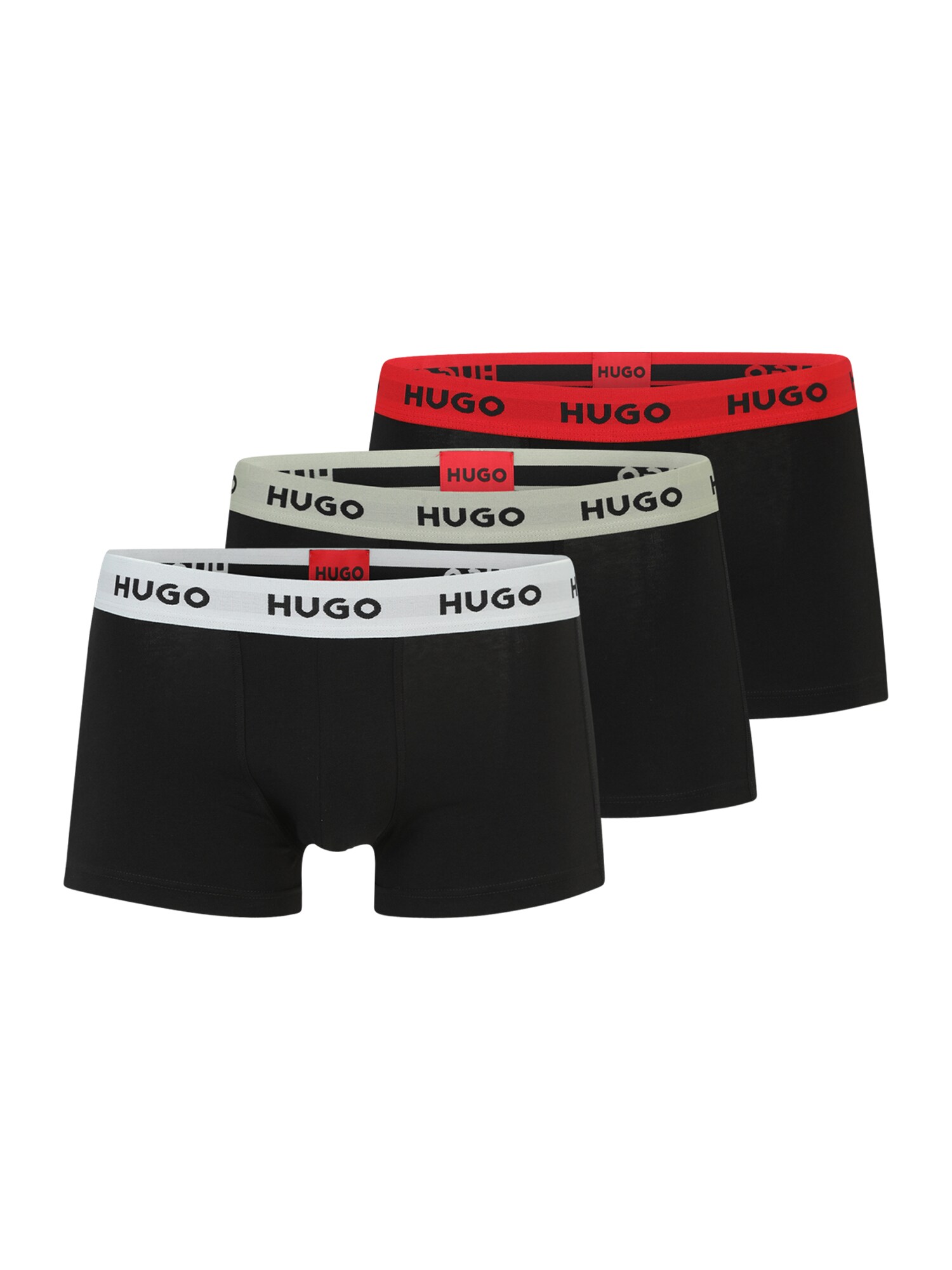 HUGO Boxeralsók  világosszürke / világoszöld / piros / fekete akciós termékkép 1