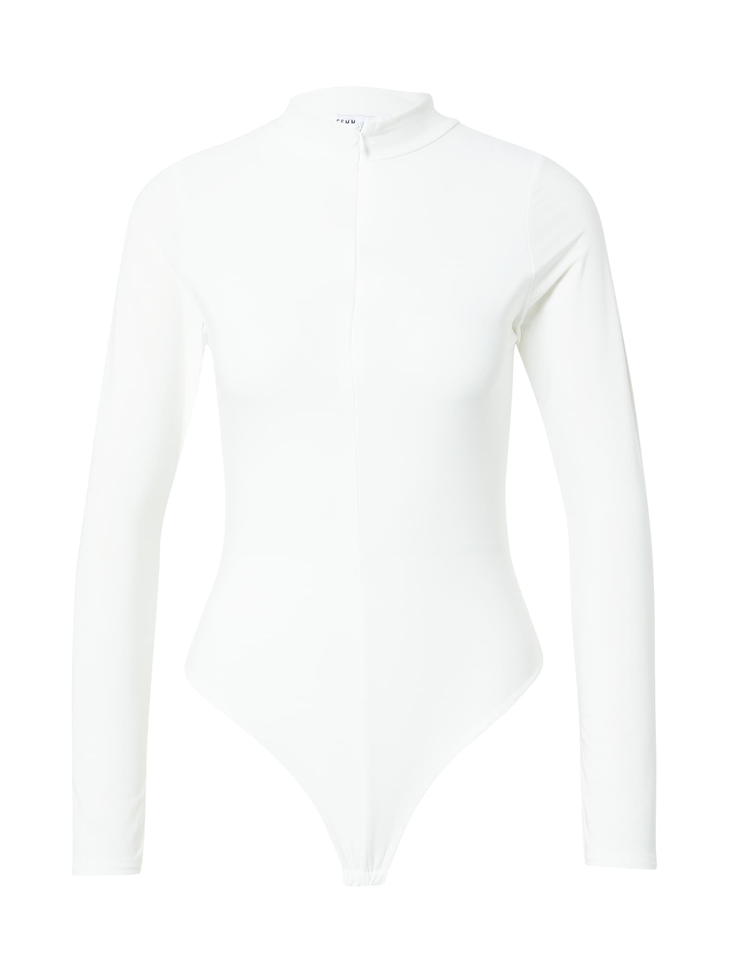Femme Luxe Marškinėliai-glaustinukė 'TOVA' natūrali balta
