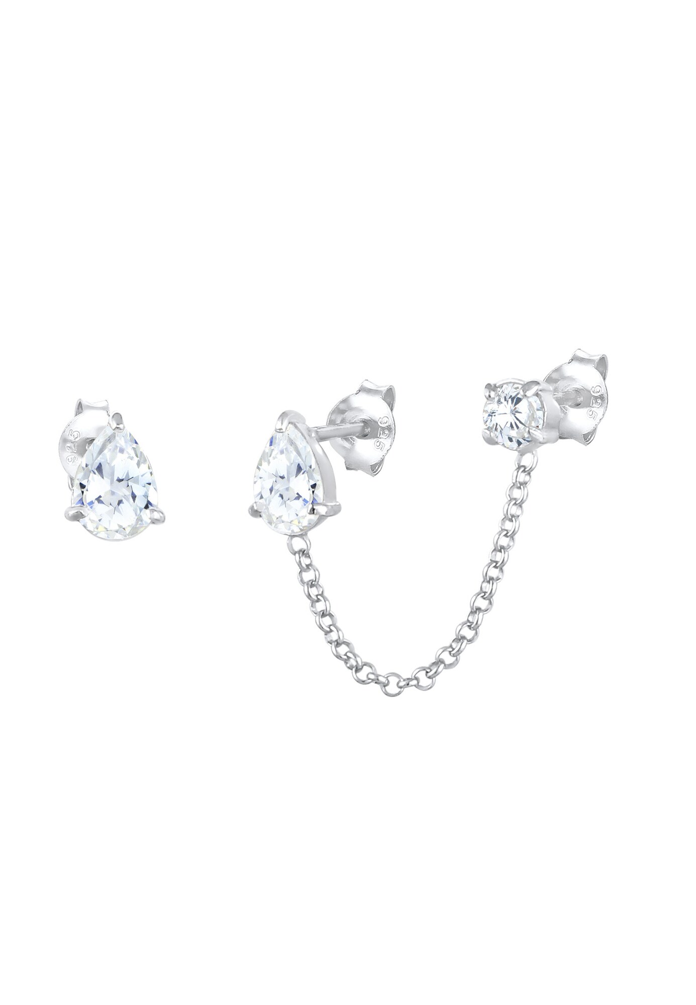 ELLI Cercei  argintiu / transparent