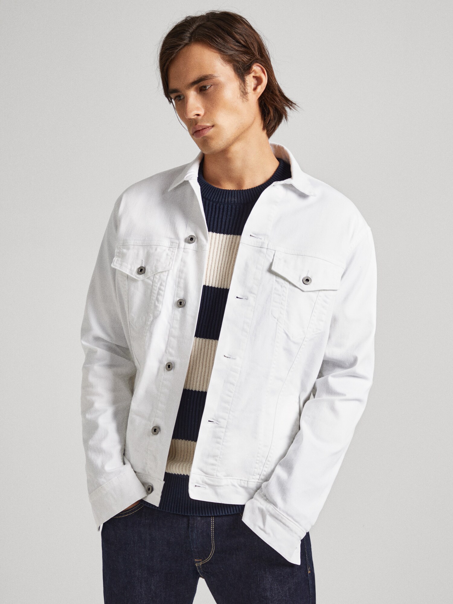 Pepe Jeans Átmeneti dzseki  fehér termék 2. képe