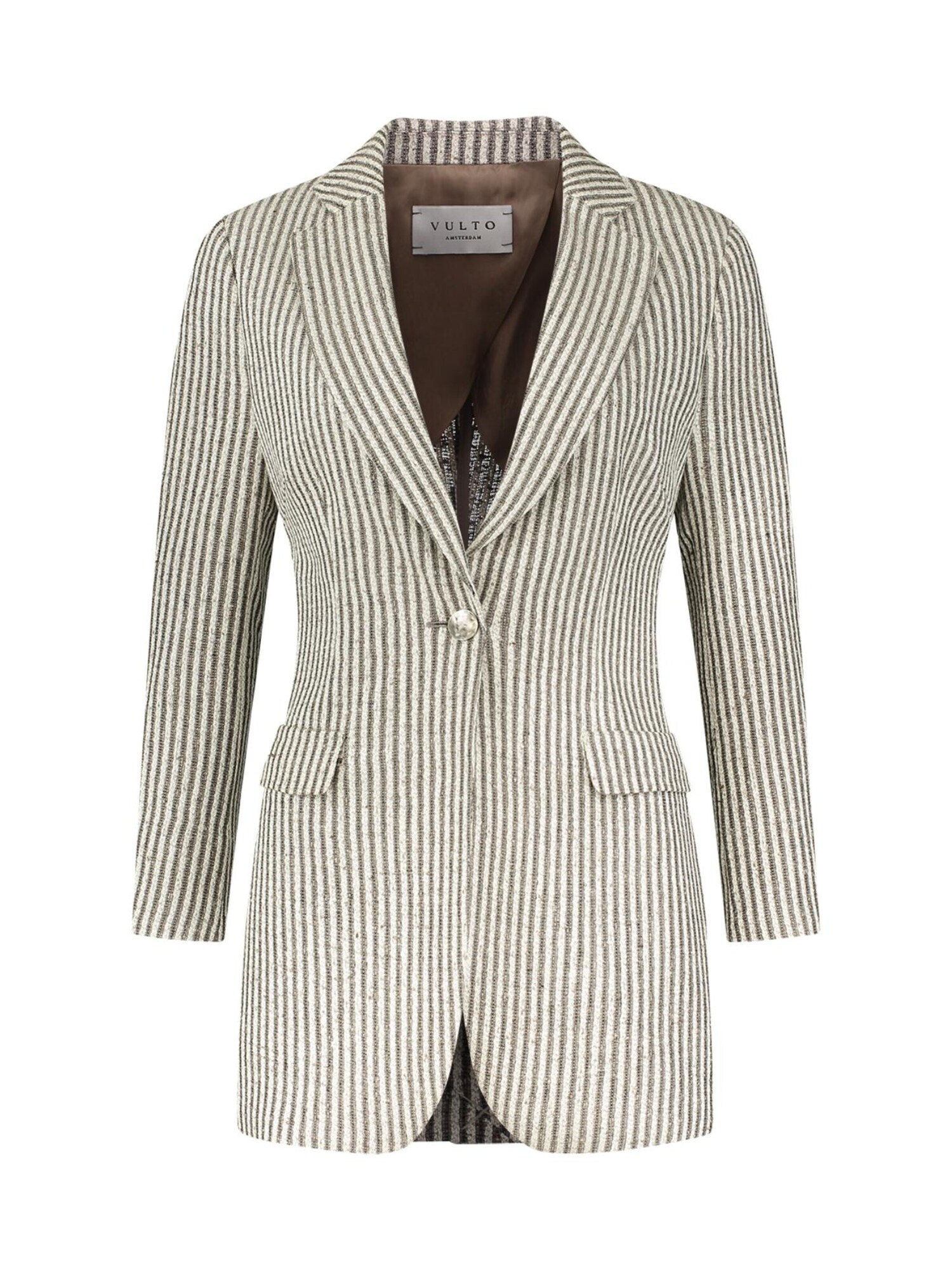Vulto Blazer 'Silk linen blazer'  beige