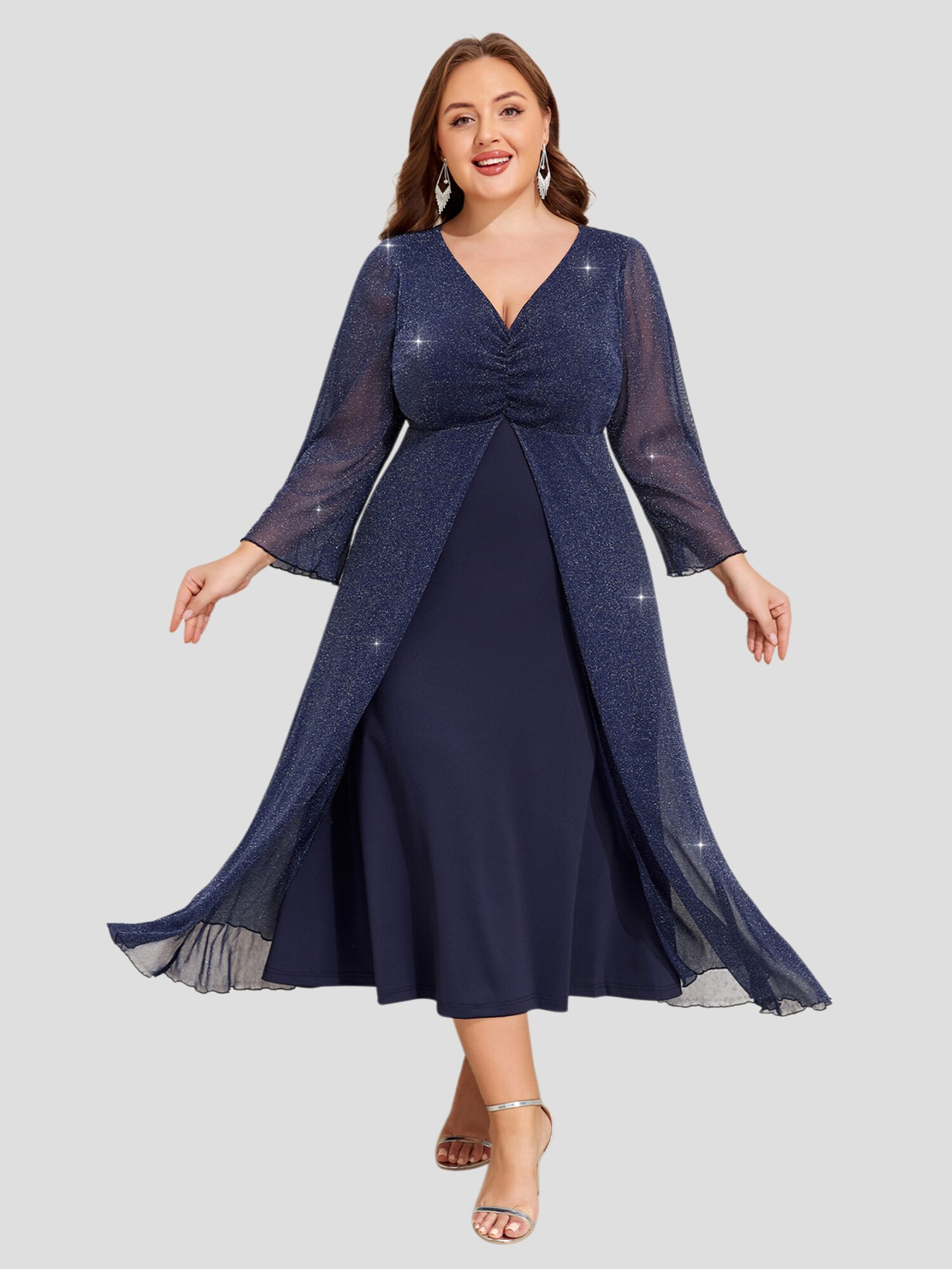 LapaPlus Vestido de gala 'Women Dress'  navy