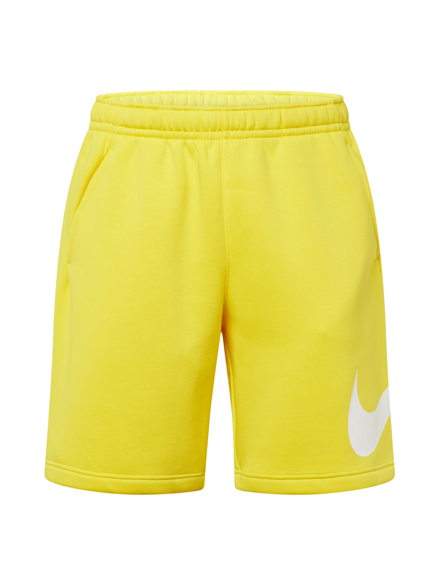 Nike Sportswear Nohavice 'Club'  žltá / biela