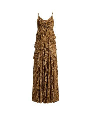 Lauren Ralph Lauren Vestido de verano  marrón / marrón claro
