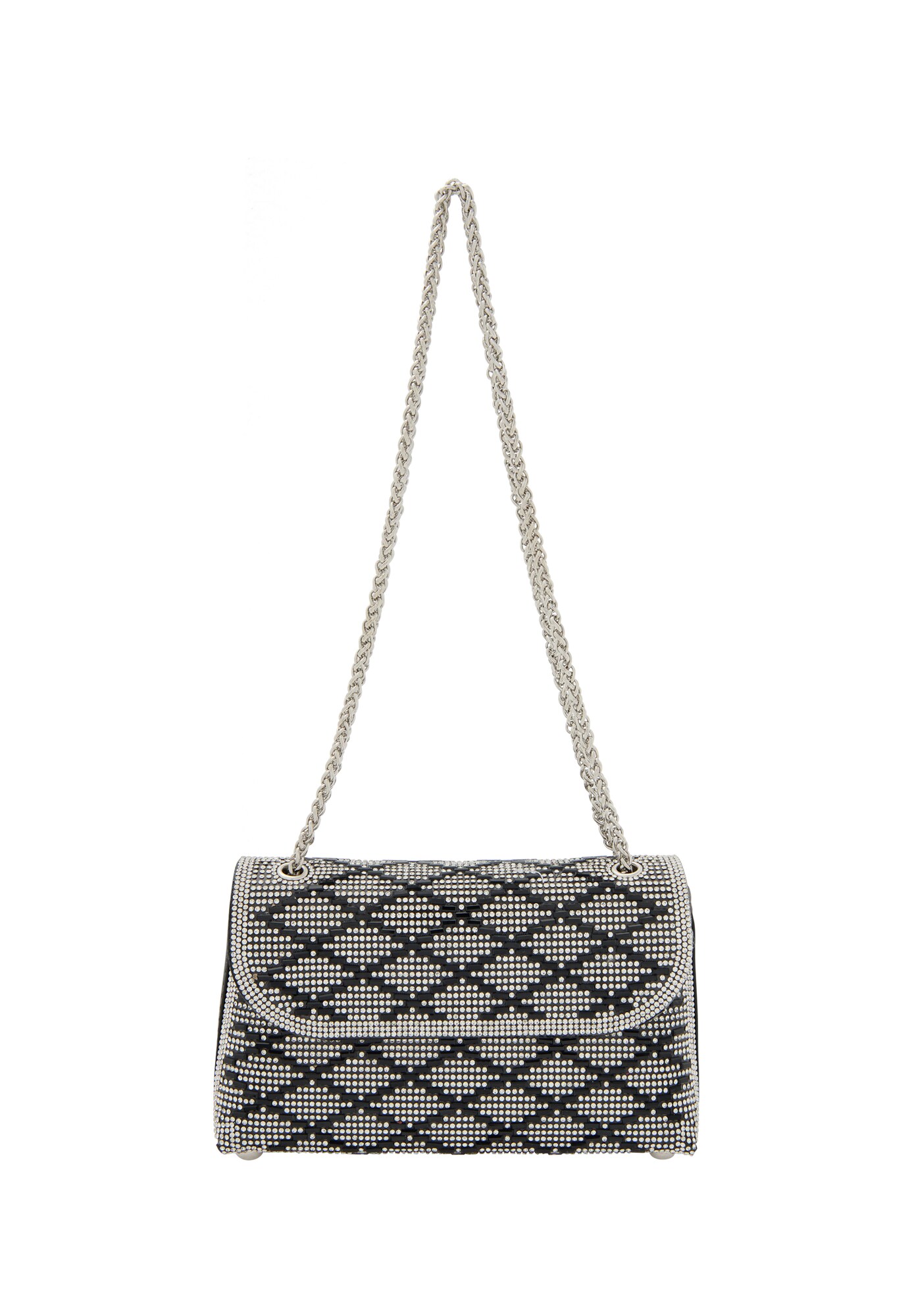 NAEMI Geantă de umăr  negru / transparent