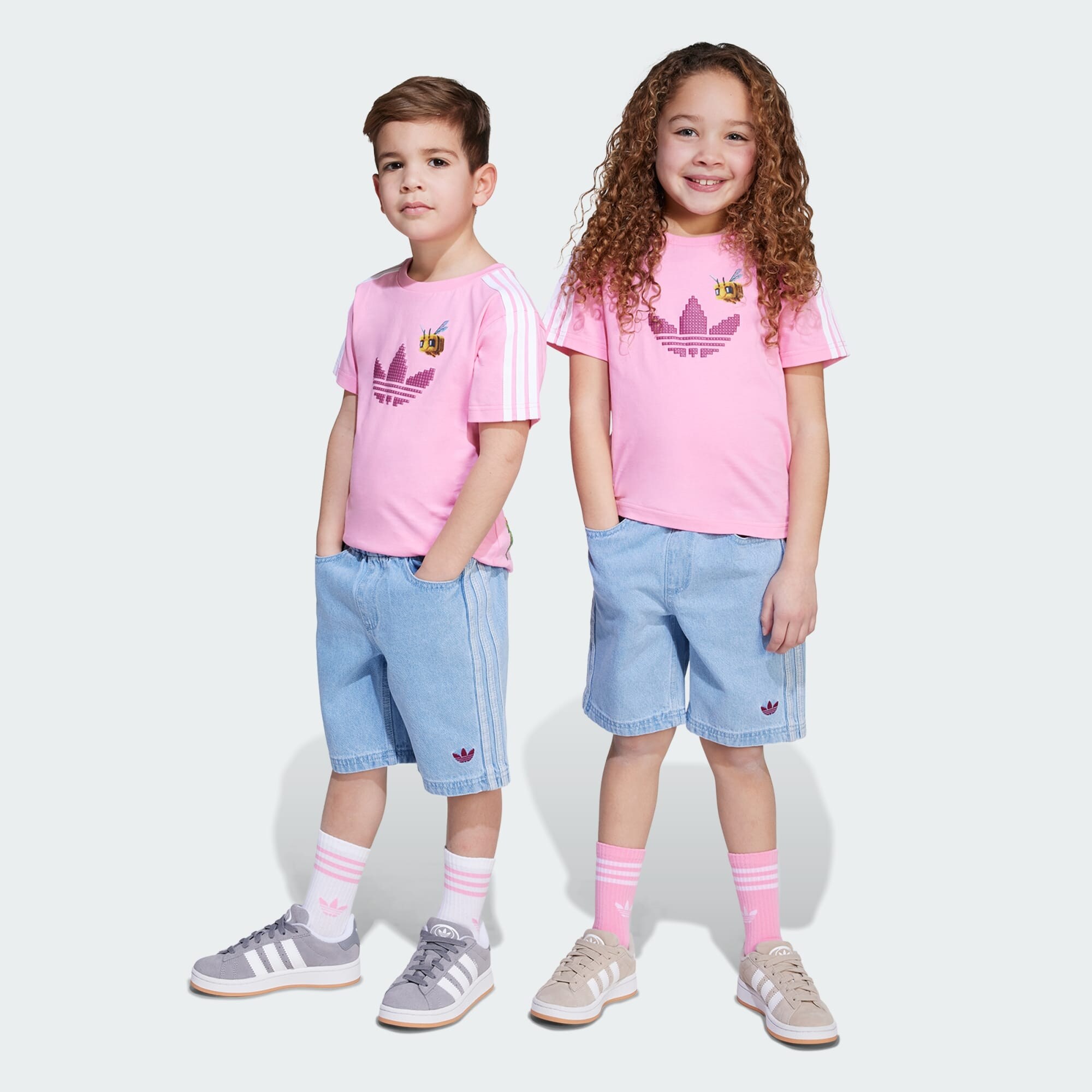 ADIDAS ORIGINALS Szettek 'Adidas Originals x Minecraft'  világoskék / rózsaszín / rózsaszín termék 2. képe