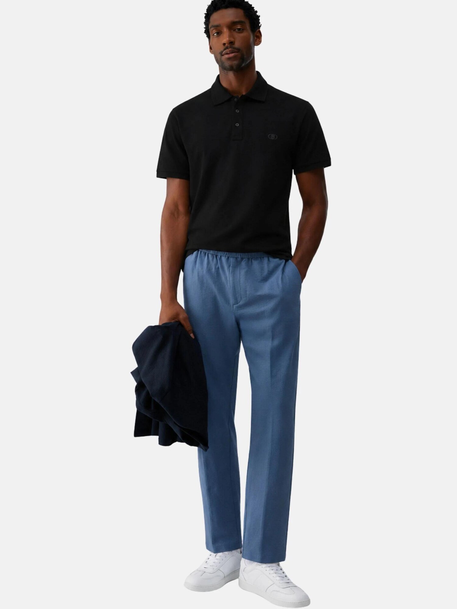 Liu Jo Camiseta 'LIU JO UOMO POLO POLOBORDO POLO' negro – imagen 2