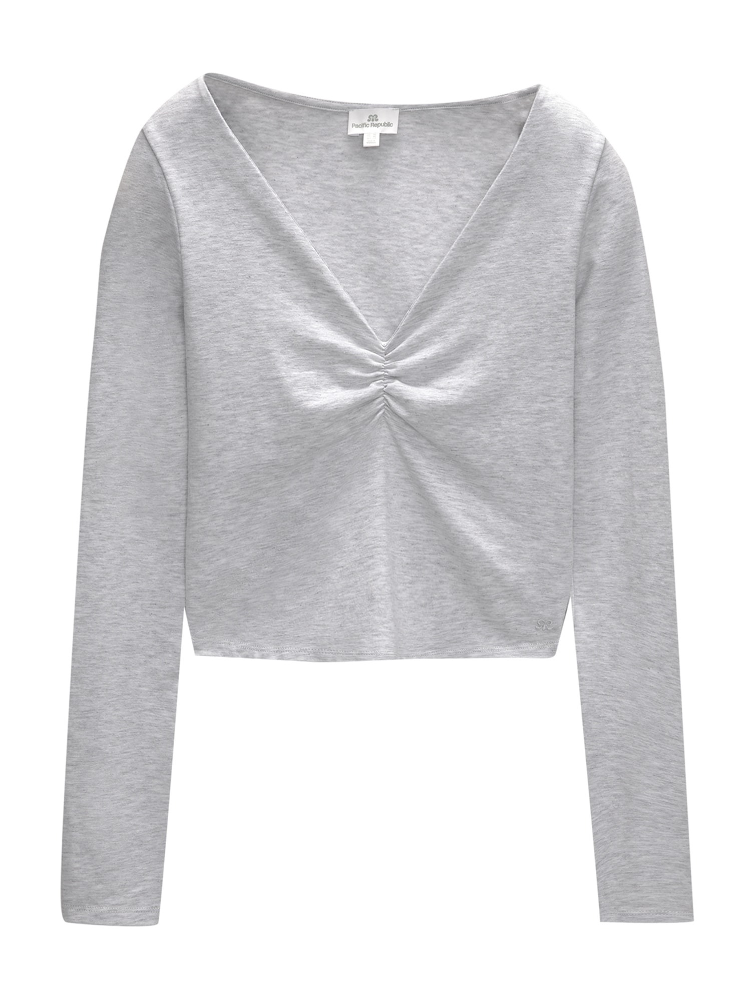 Pull&Bear Tricou  gri deschis