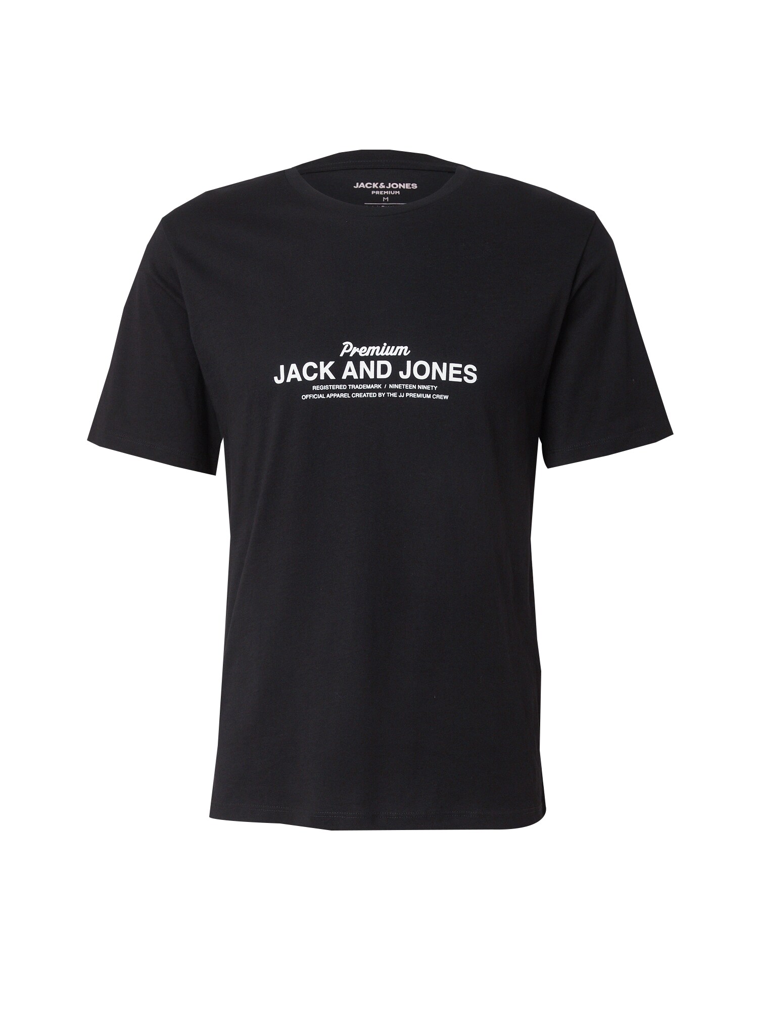 Jack & Jones Premium Póló 'JPRBLAFERRIS'  fekete / fehér akciós termékkép 1