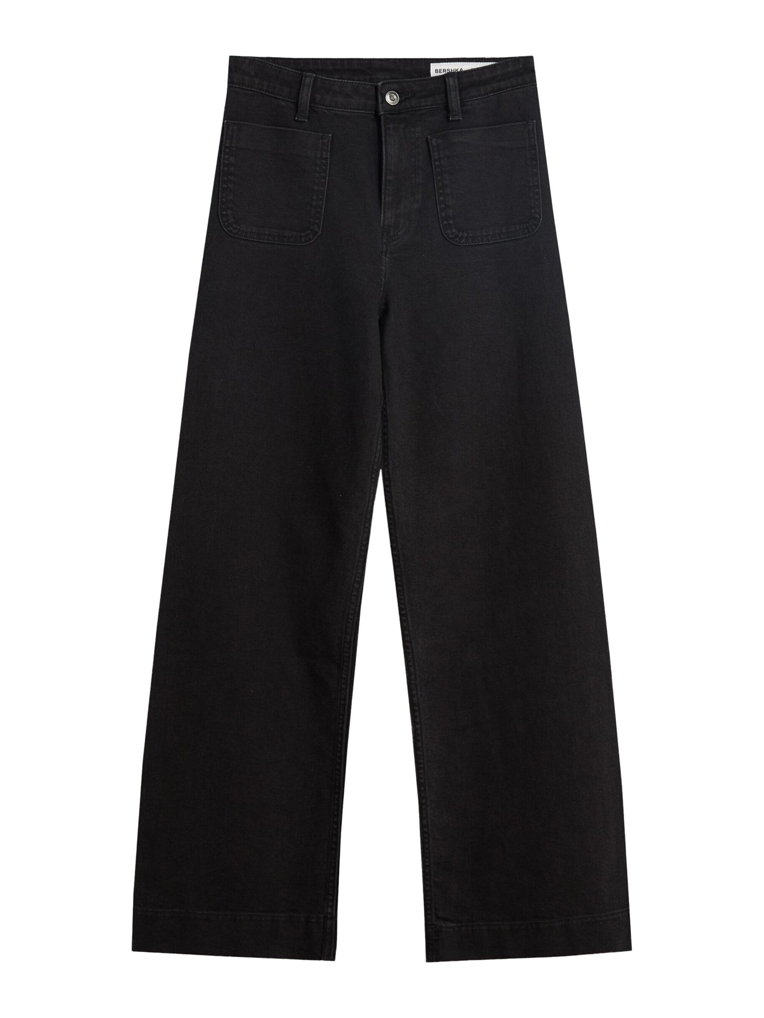 Bershka Jeans  negru denim